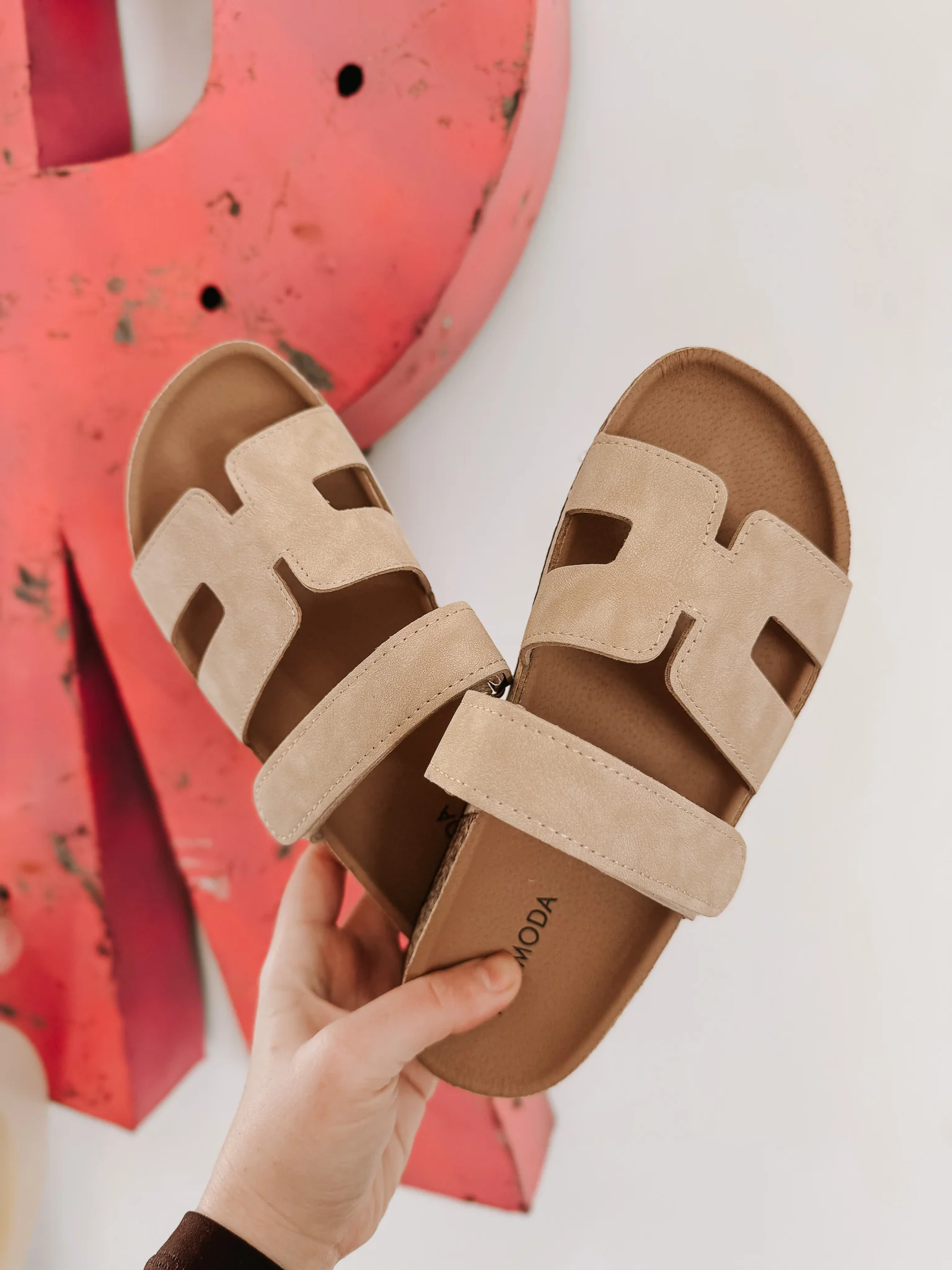 Time After Time Beige Sandals - Image 2