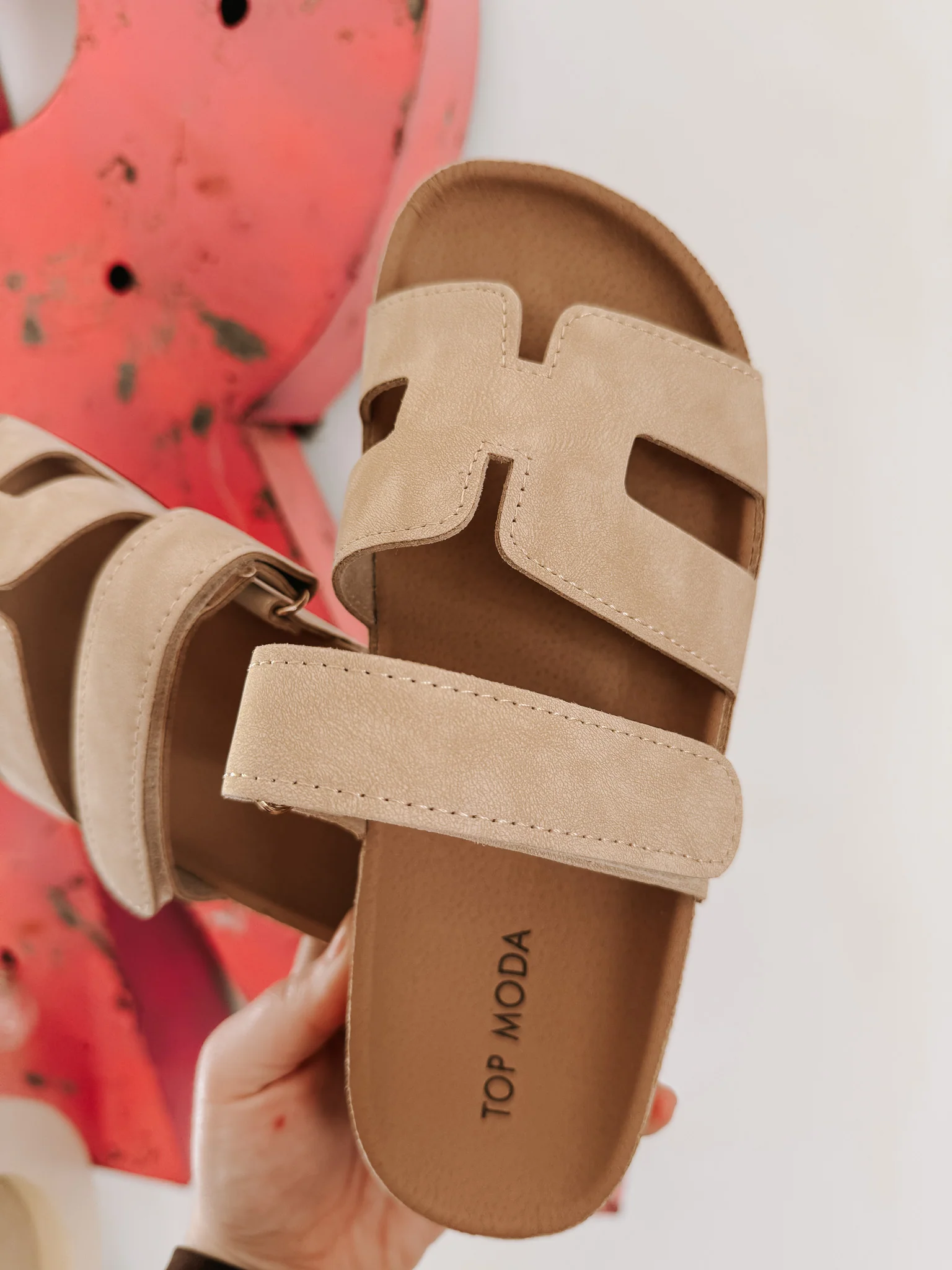 Time After Time Beige Sandals - Image 3