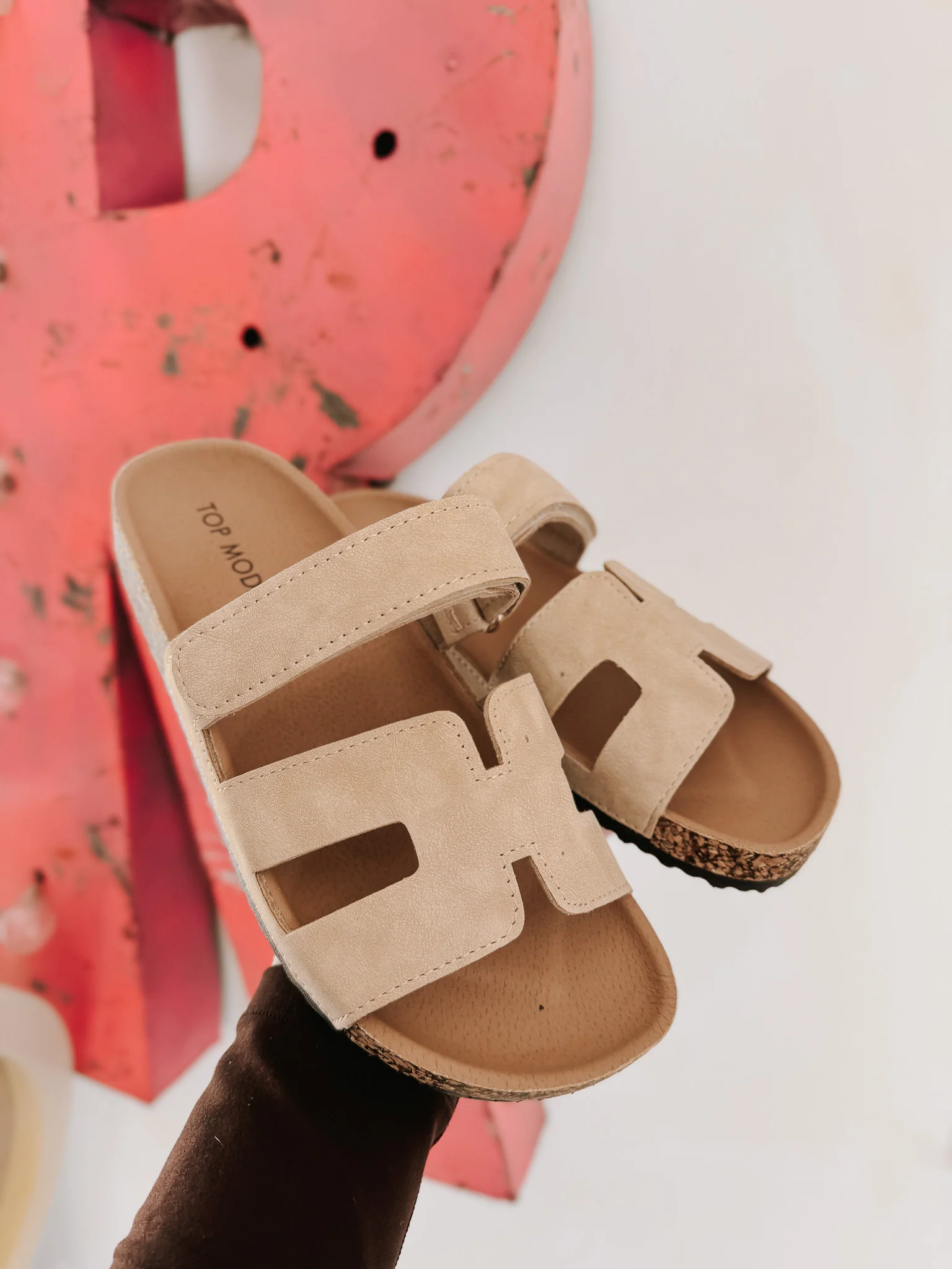 Time After Time Beige Sandals - Image 4