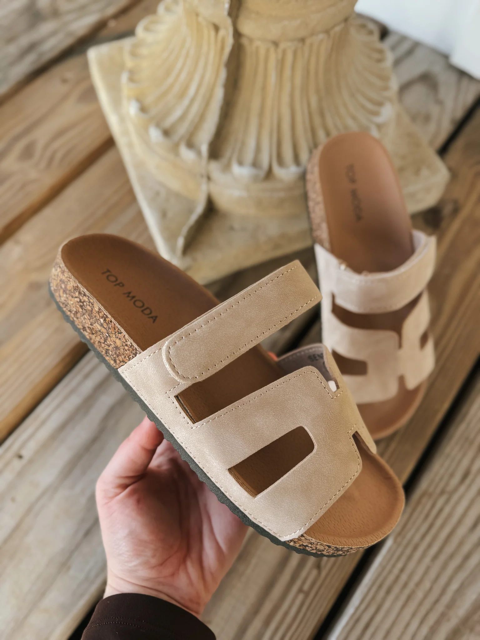 Time After Time Beige Sandals - Image 7