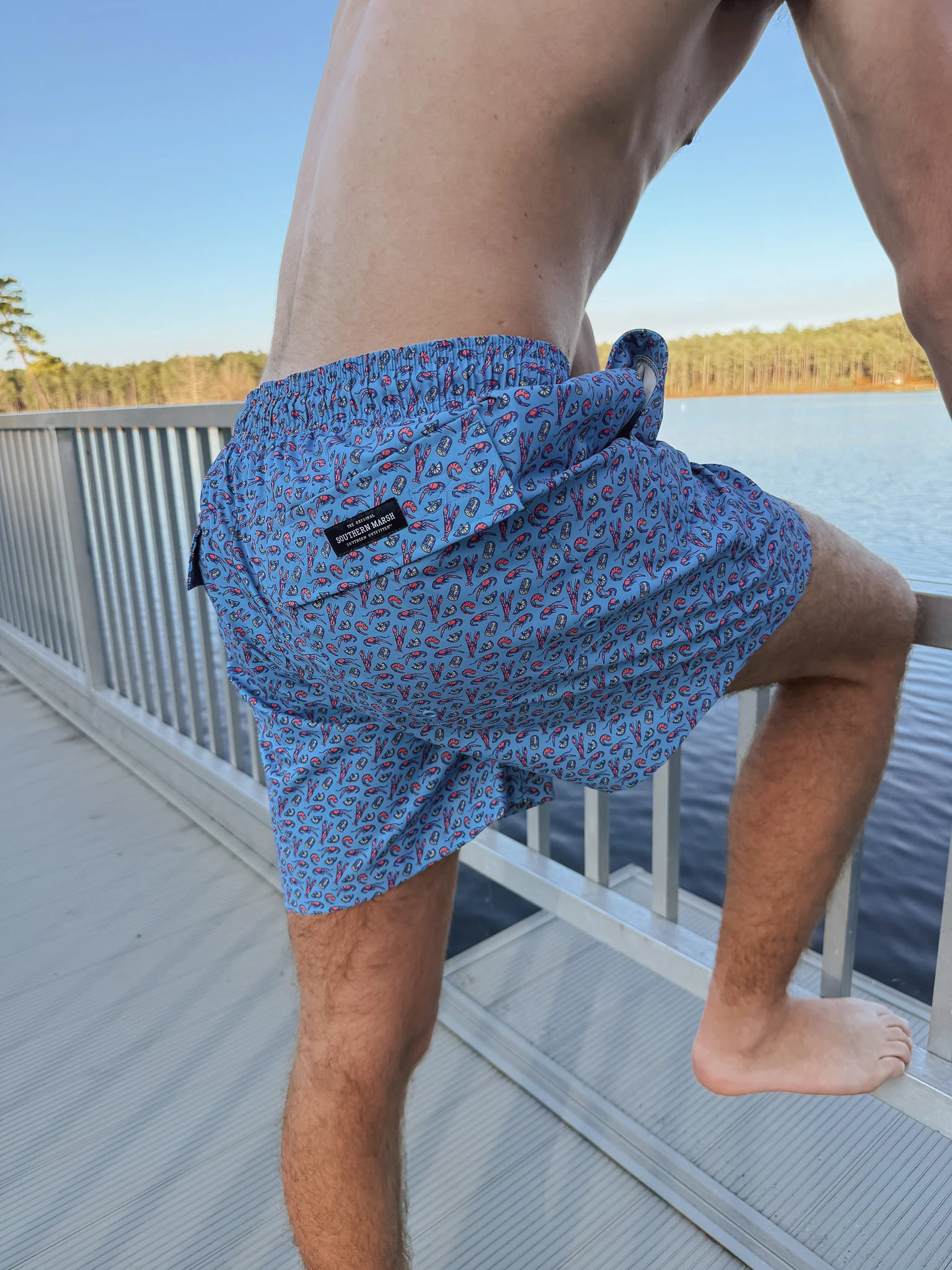 Men's Southern Marsh Harbor Lined Trunk - After The Boil - Image 4