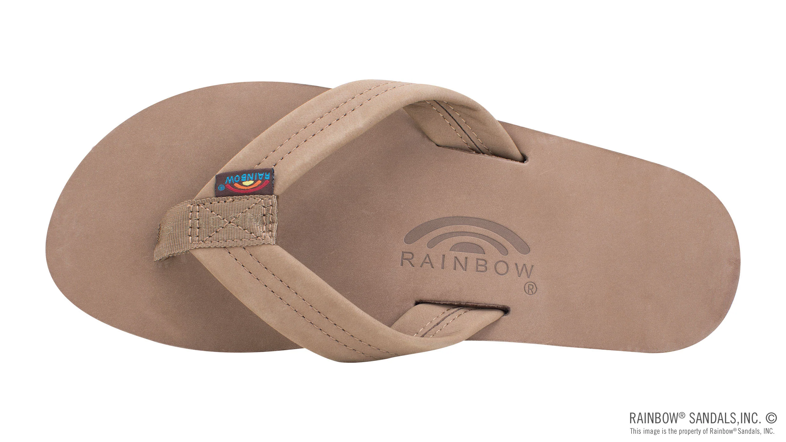 Rainbow Sandals | Women's Single Layer Wide Strap Premier Leather Sandal - Image 3