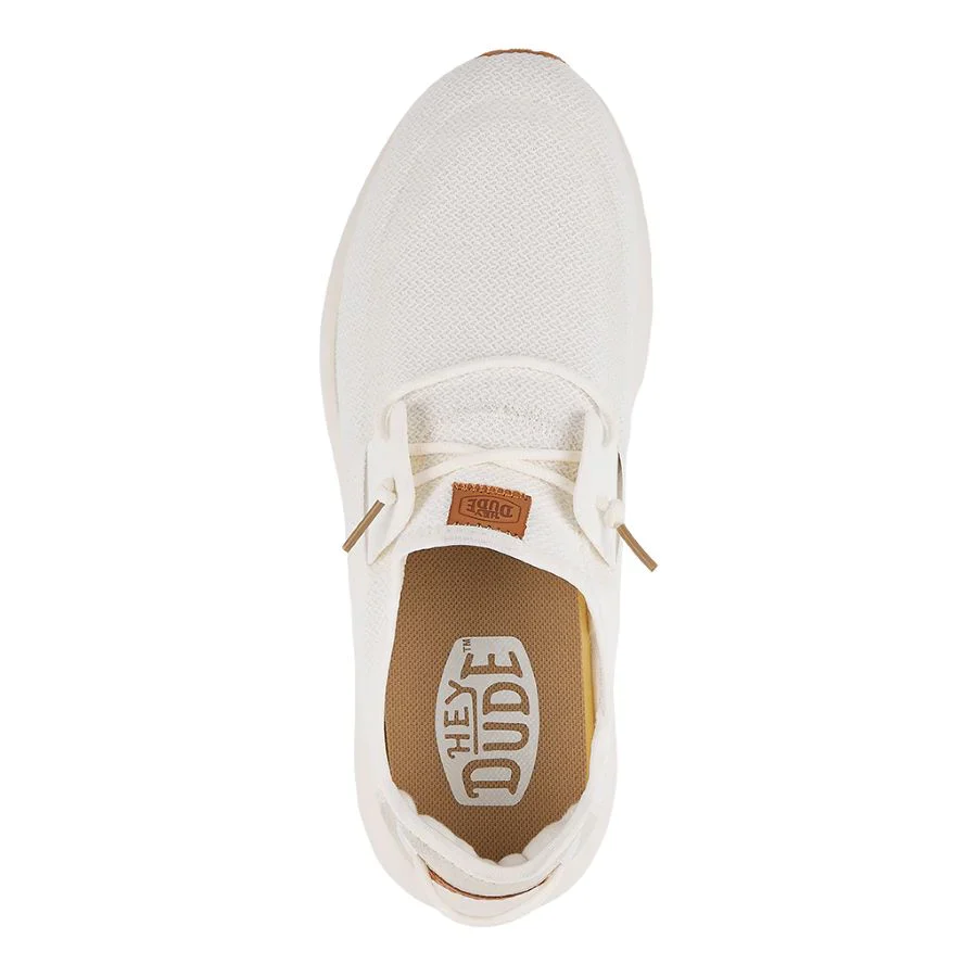 **tagged wrong**Men's Hey Dude Sirocco Neutrals White/White - Image 13