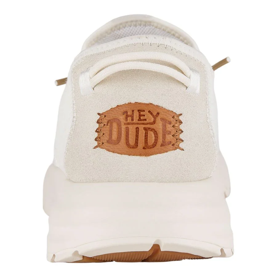 **tagged wrong**Men's Hey Dude Sirocco Neutrals White/White - Image 14