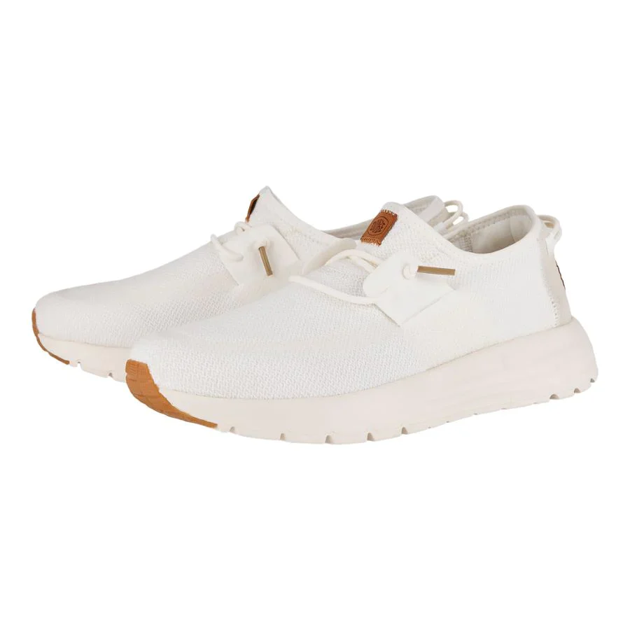 **tagged wrong**Men's Hey Dude Sirocco Neutrals White/White - Image 17