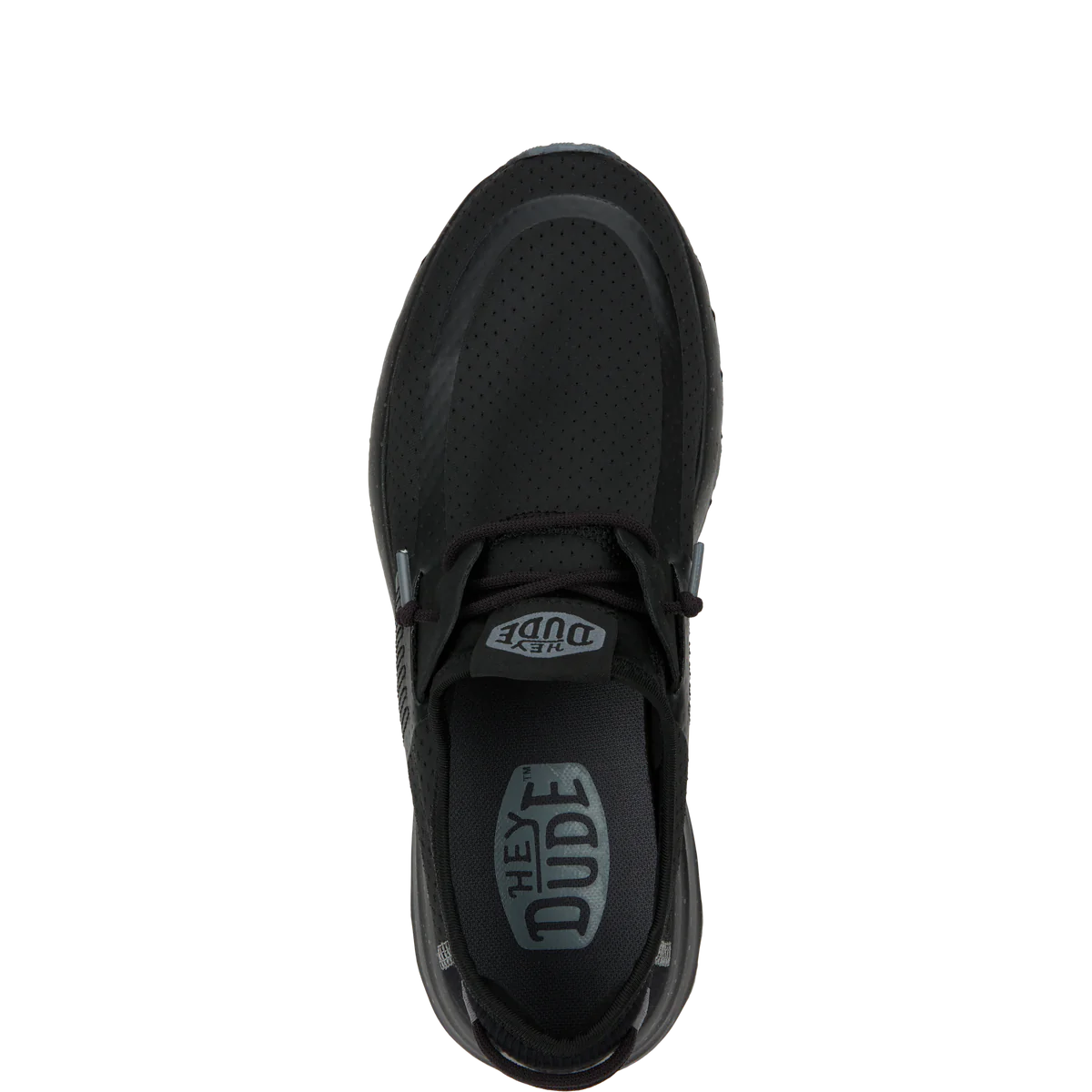 Men's Hey Dude Sirocco Perf Mesh Black/Black - Image 5