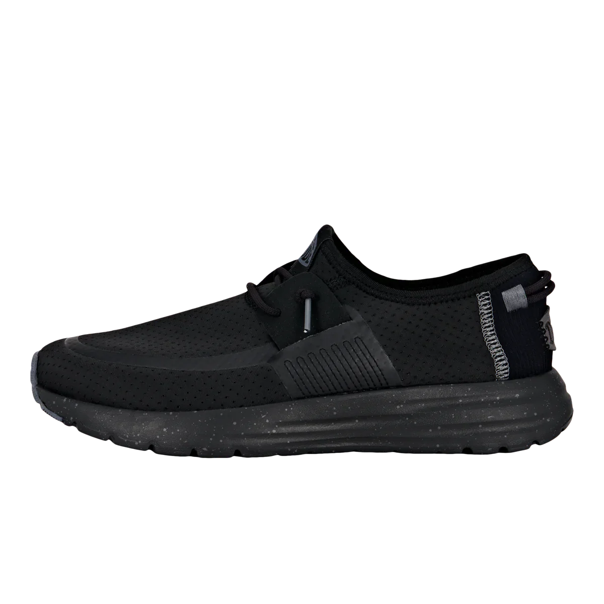 Men's Hey Dude Sirocco Perf Mesh Black/Black - Image 6