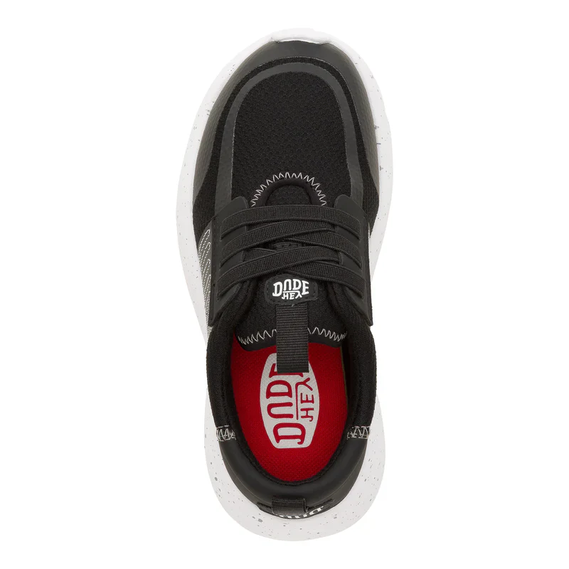 Youth Hey Dude Sirocco Play Varsity in Black - Image 8