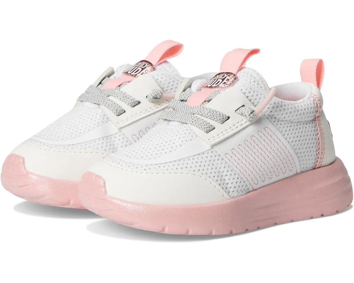 Toddler Hey Dude Sirocco Play Pastel Ombre in White/Pink - Image 10
