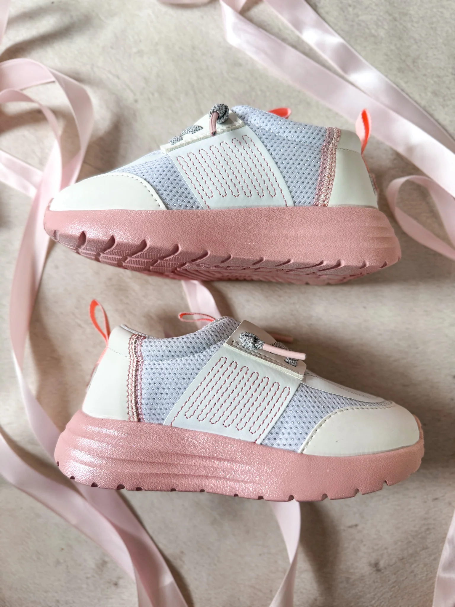 Toddler Hey Dude Sirocco Play Pastel Ombre in White/Pink - Image 11