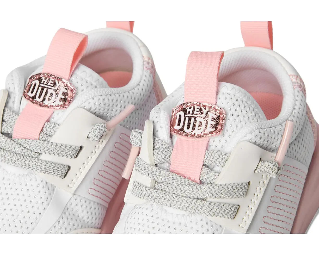 Toddler Hey Dude Sirocco Play Pastel Ombre in White/Pink - Image 5