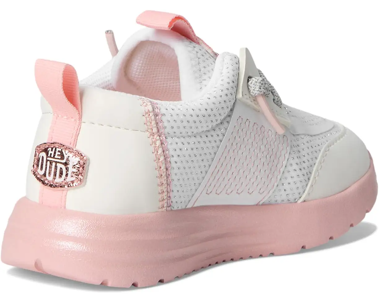 Toddler Hey Dude Sirocco Play Pastel Ombre in White/Pink - Image 6