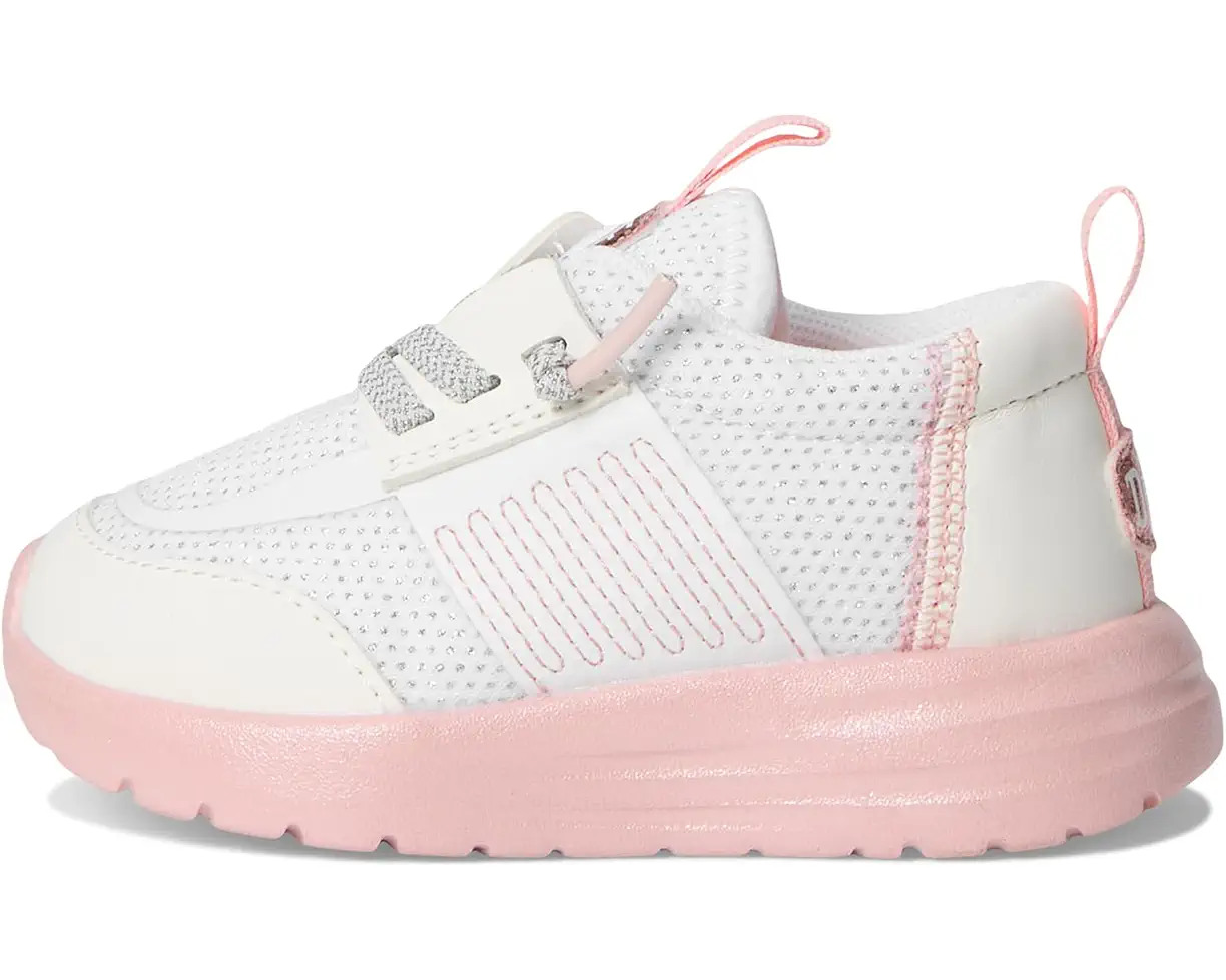 Toddler Hey Dude Sirocco Play Pastel Ombre in White/Pink - Image 7