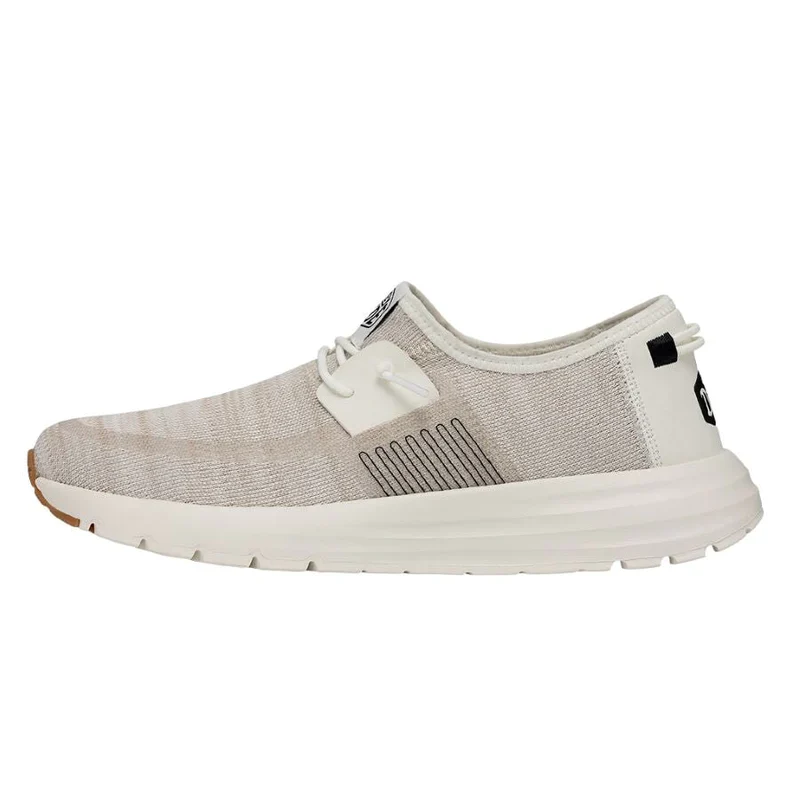 Men's Hey Dude Sirocco White Sneakers - Image 13