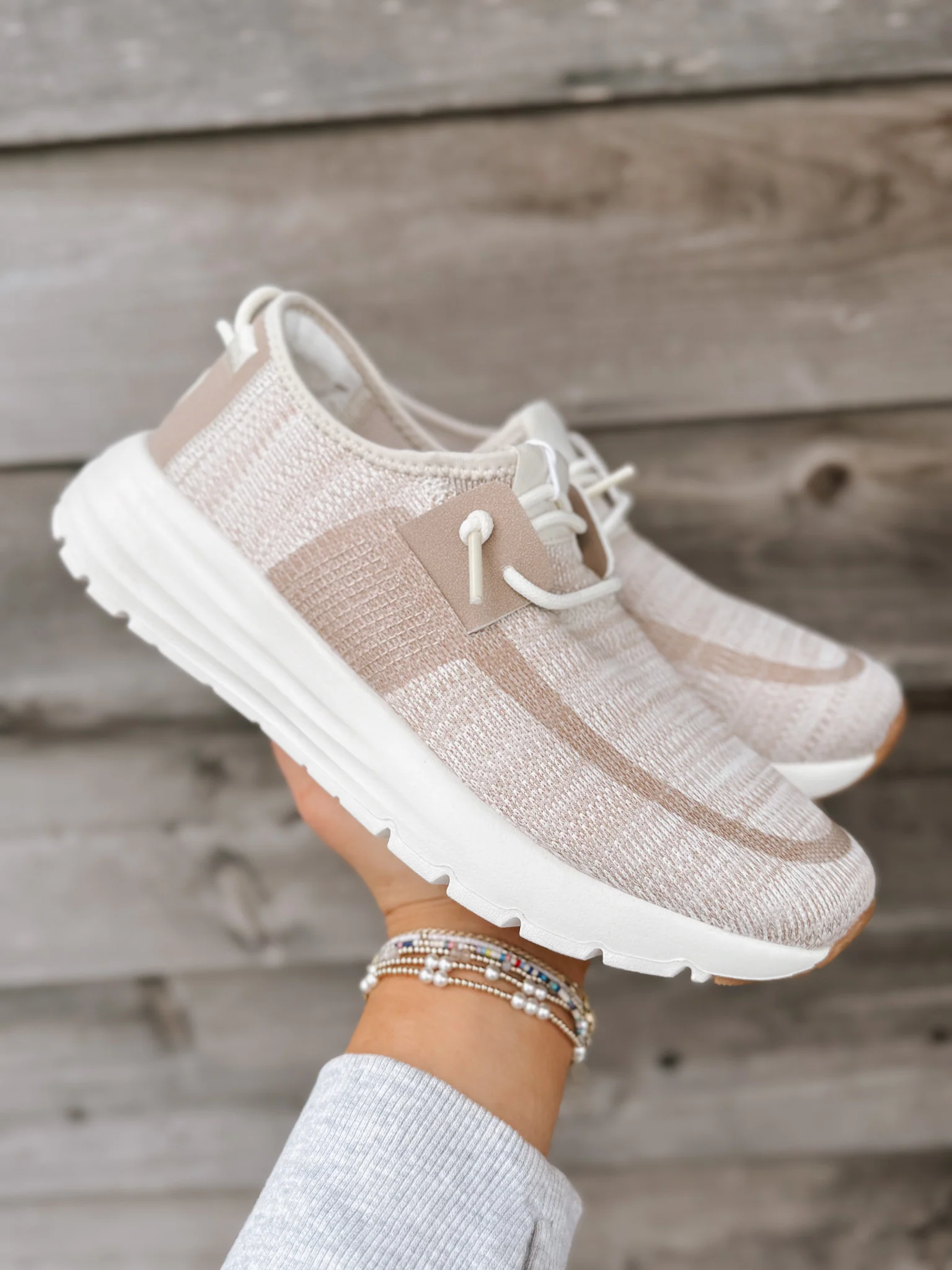 Women's Hey Dude Sirocco Neutral Sneakers - Image 16
