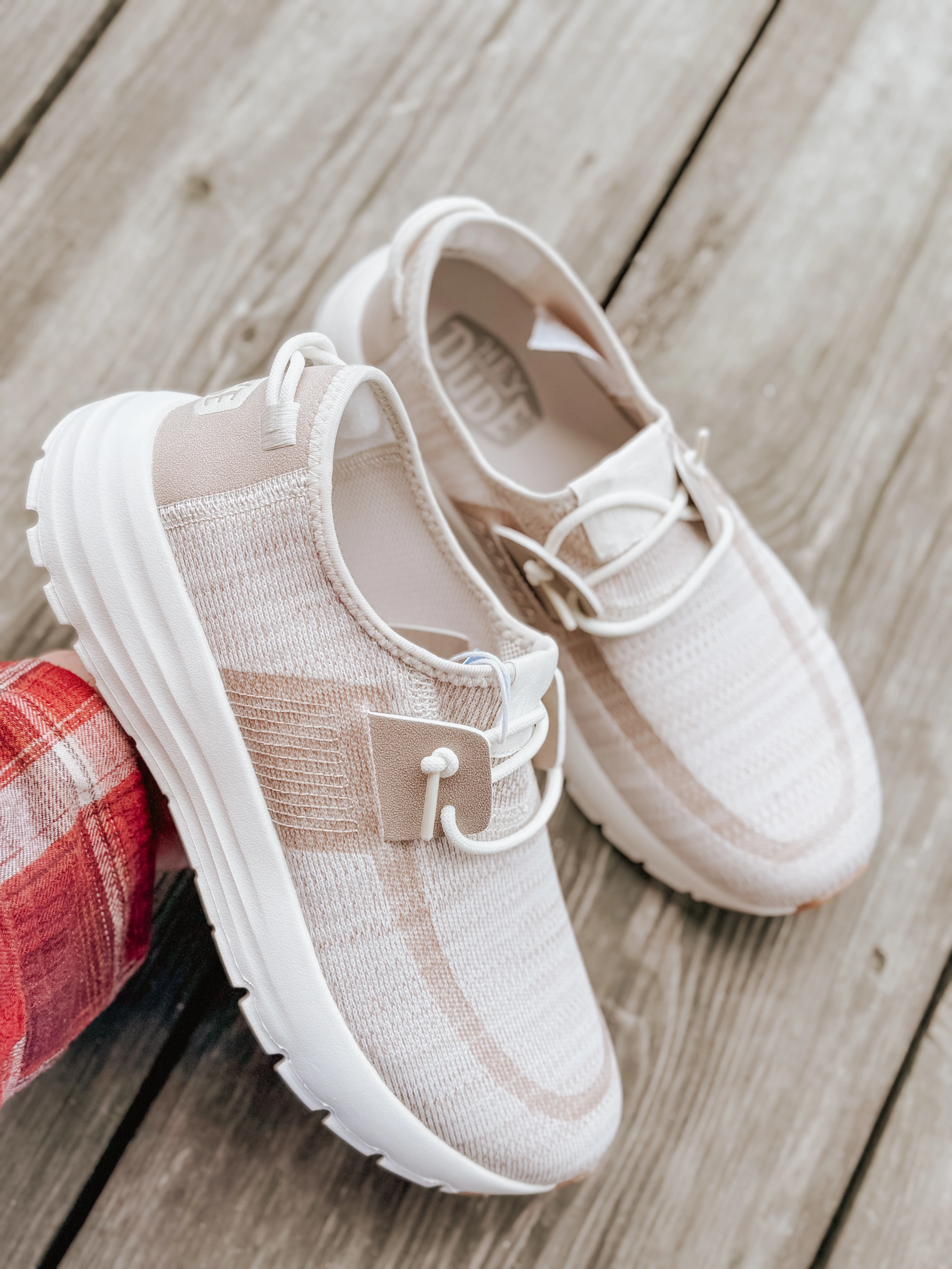 Women's Hey Dude Sirocco Neutral Sneakers - Image 3