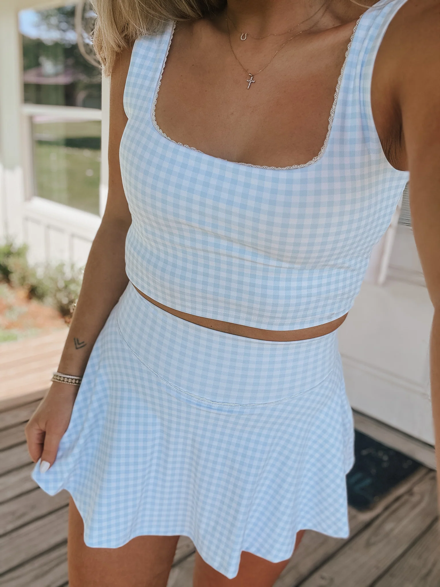 Feeling Sweet Plaid Top - Image 4