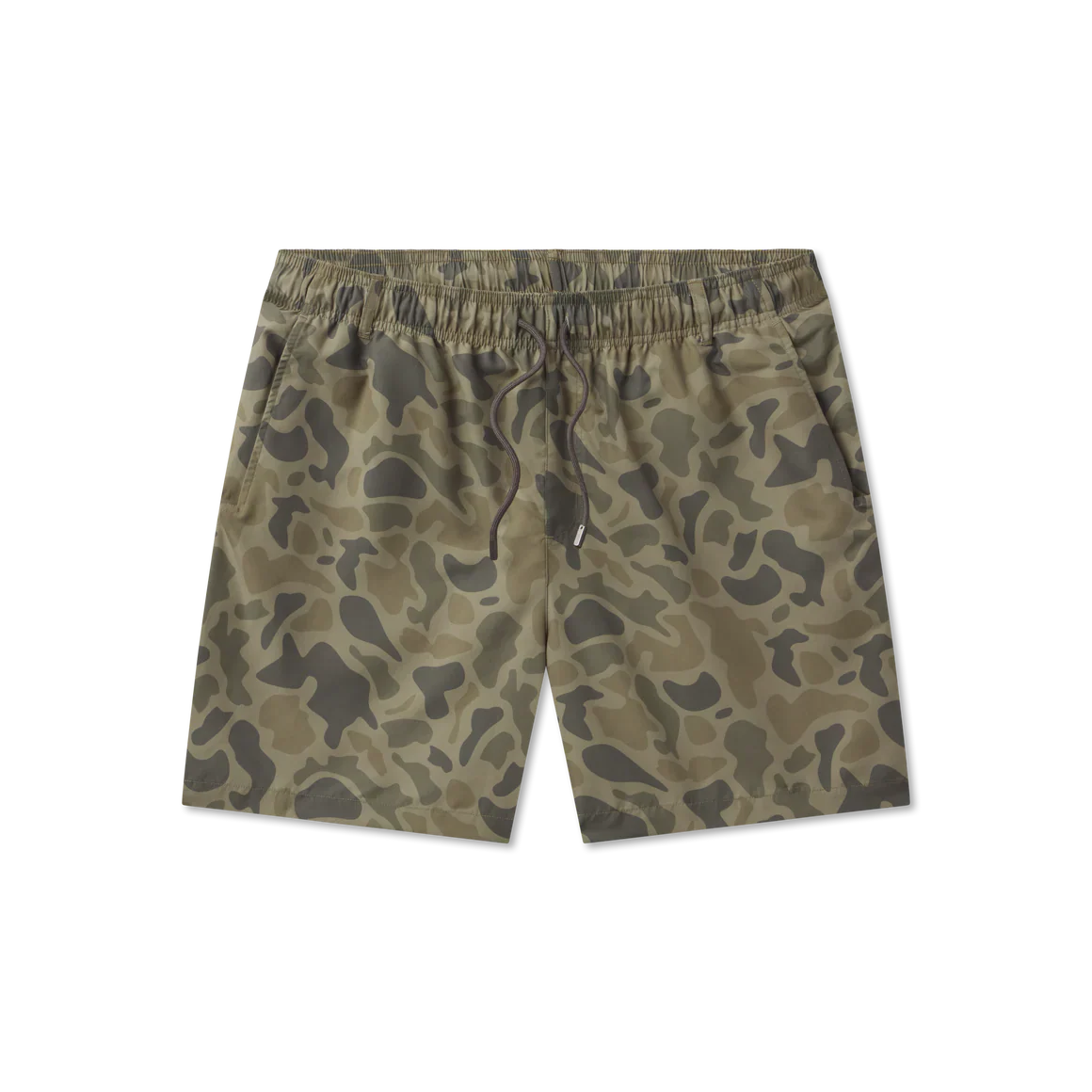 Men's Southern Marsh La Costa Lined Swim Trunk in Stone Brown Camo - Image 5