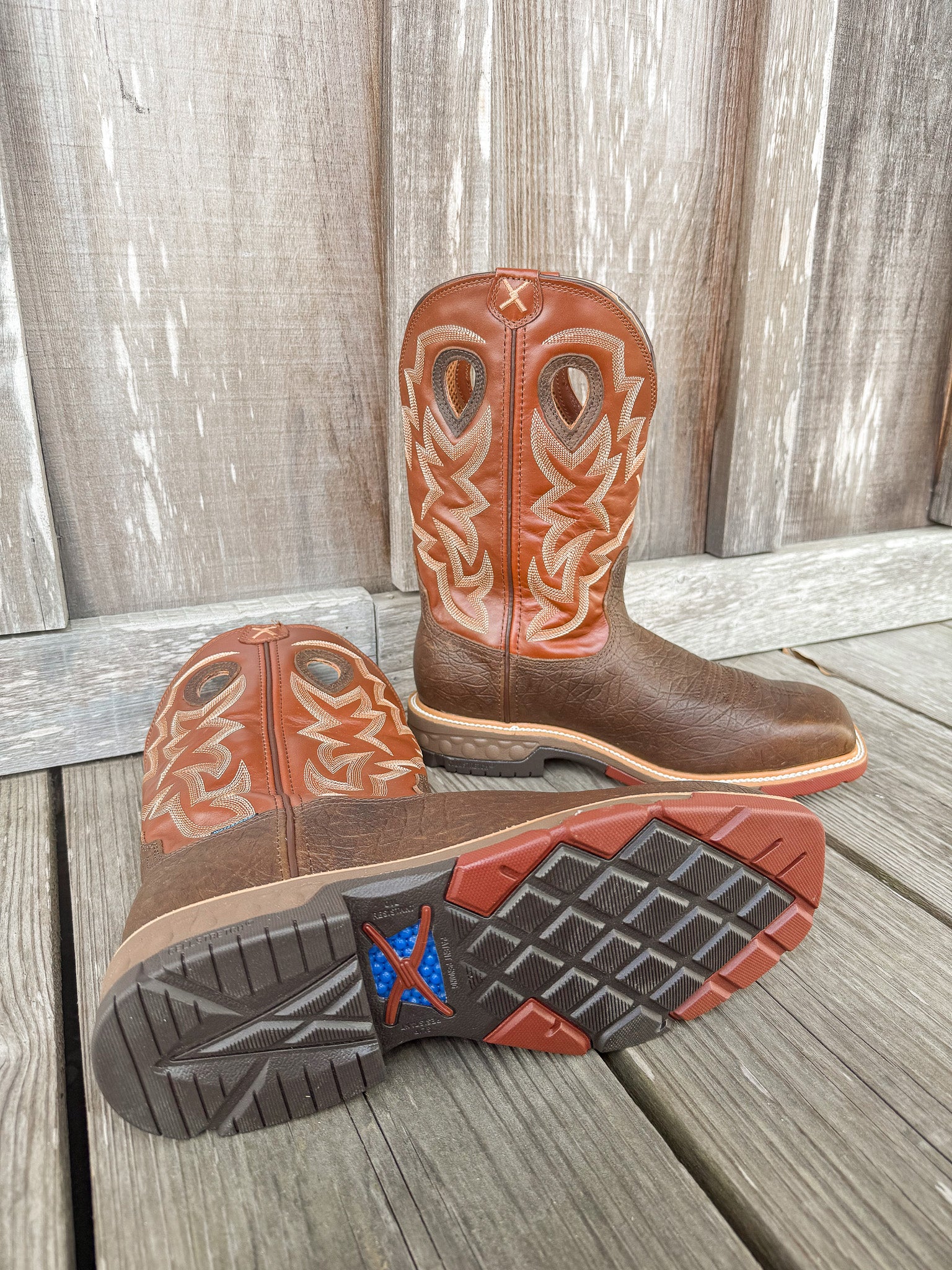 MEN'S TWISTED X 12" SMOKEY CHOCOLATE SPICE ALLOY TOE BOOT - Image 2