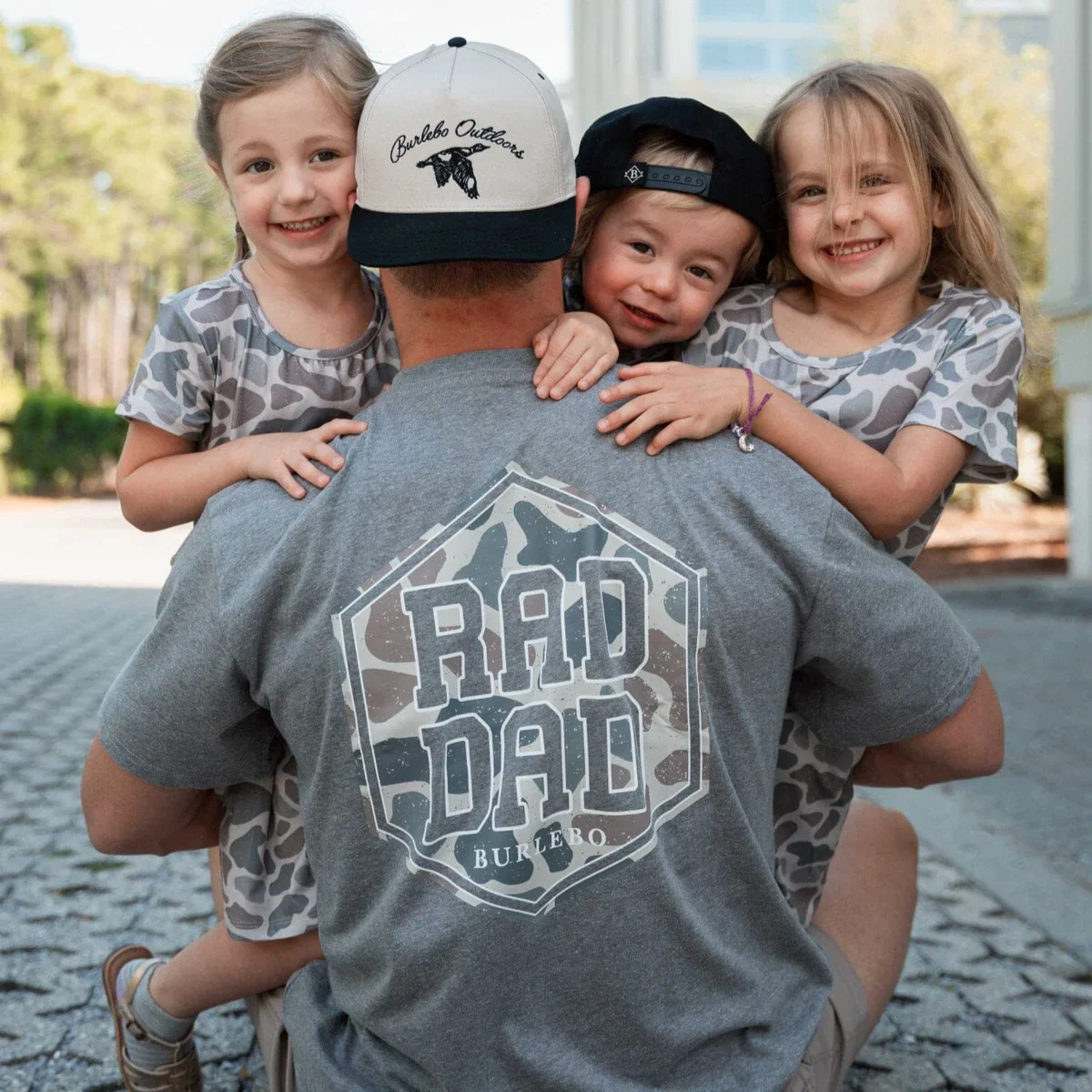 Burlebo Rad Dad Deer Camo T-Shirt - Image 3