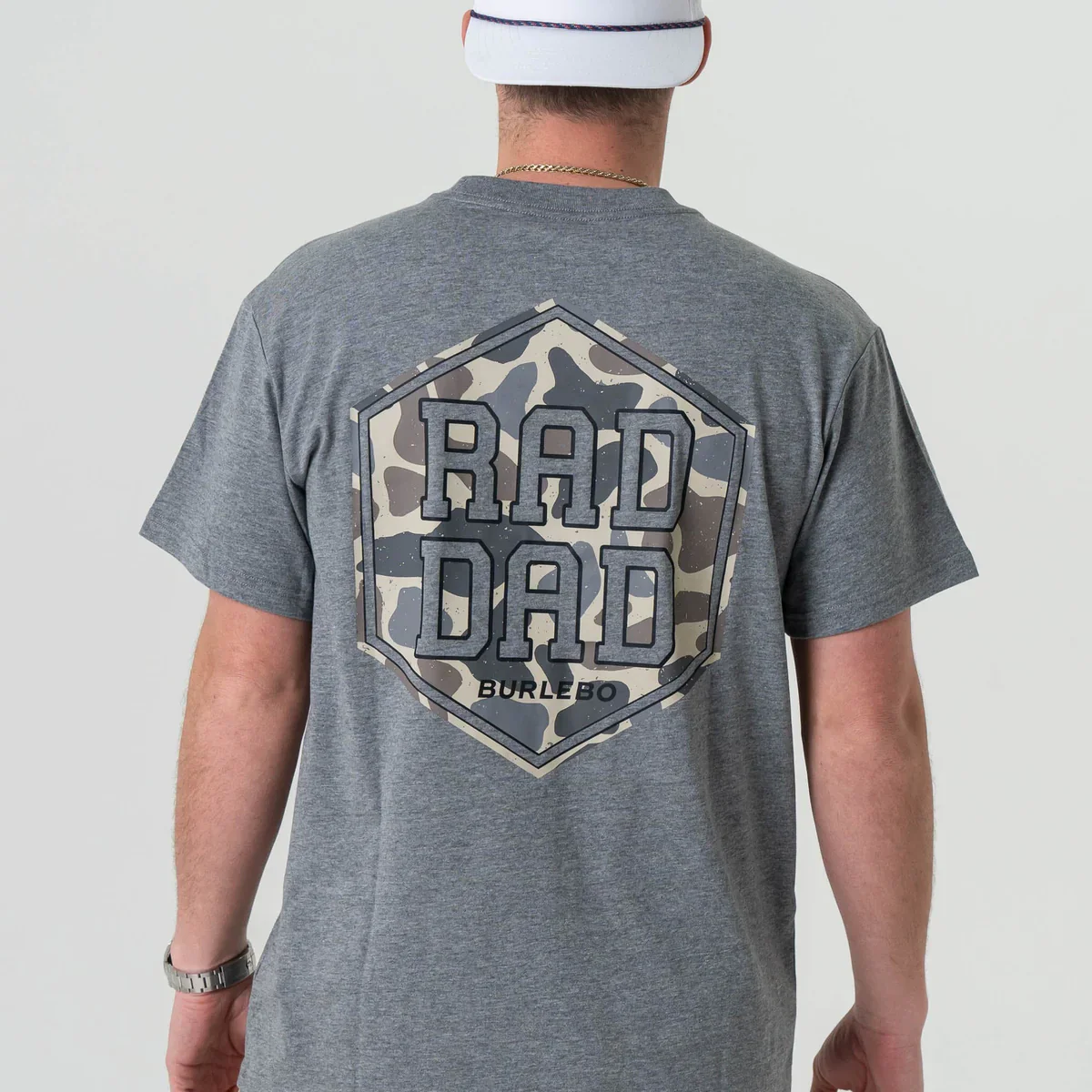 Burlebo Rad Dad Deer Camo T-Shirt - Image 5