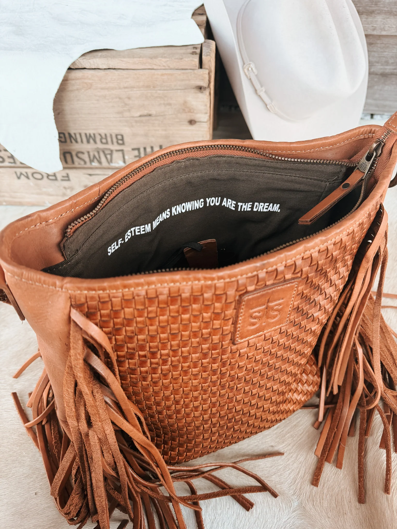 STS Sweetgrass Tess Fringe Purse - Image 3