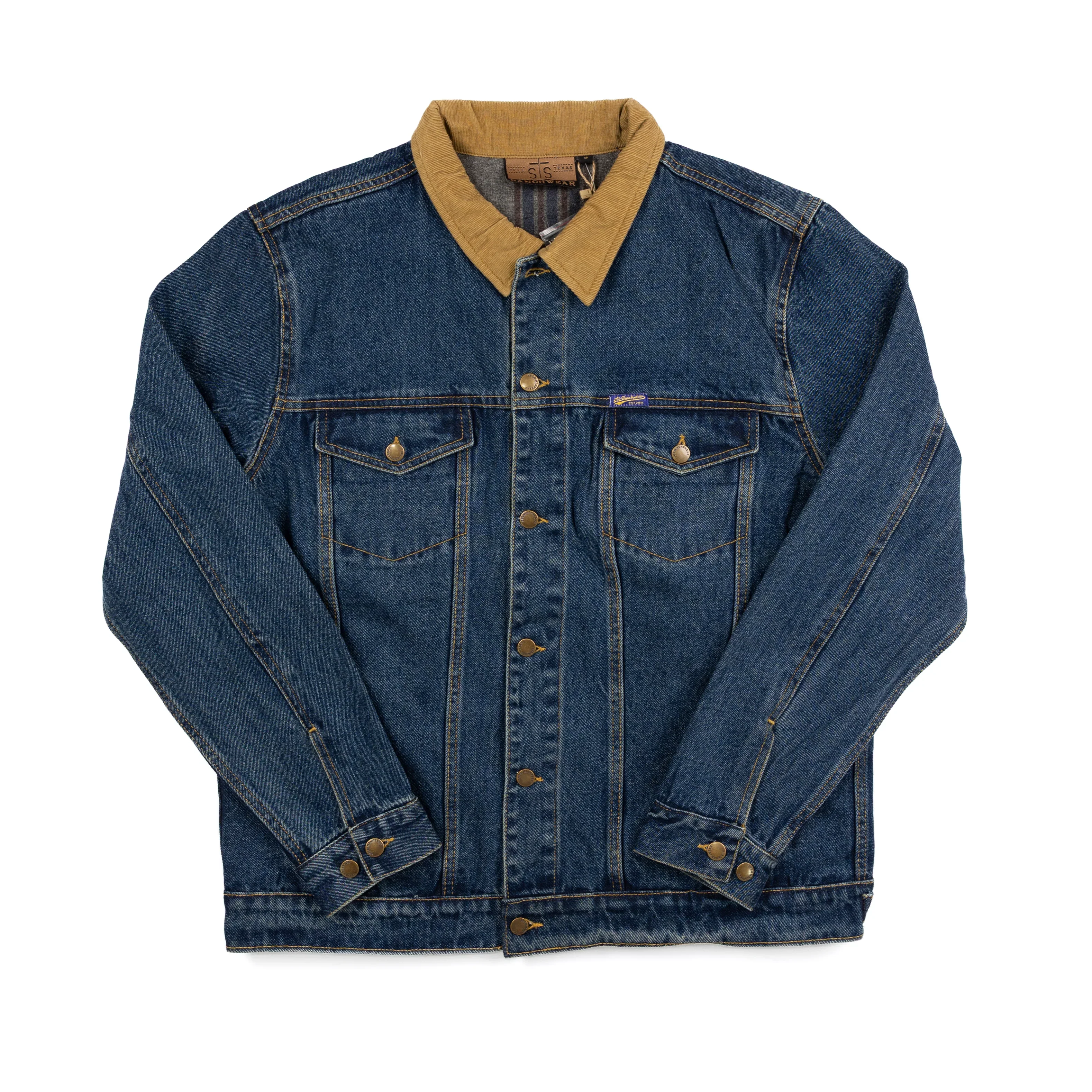 STS Ranchwear Price Wool Lined Denim Jacket - Image 13