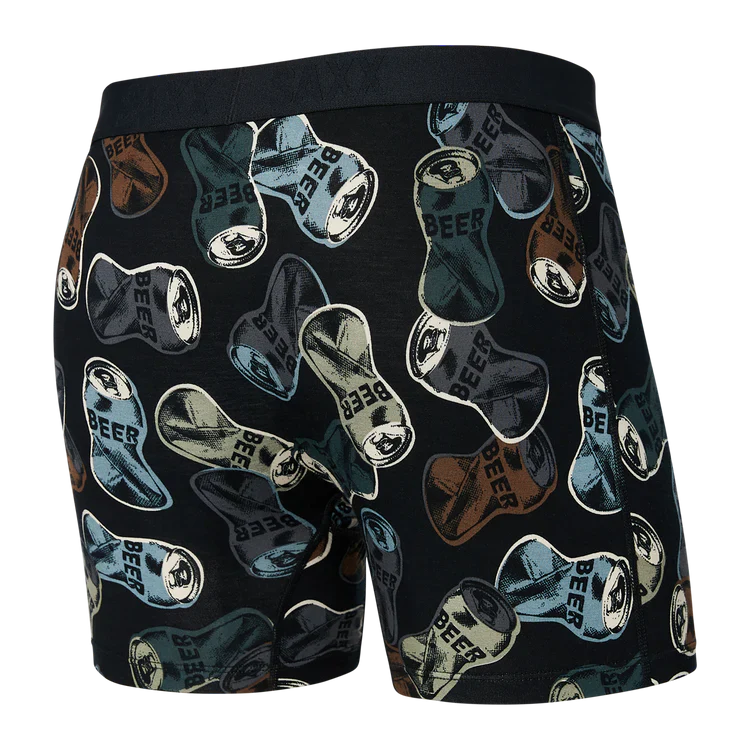 SAXX VIBE SUPER SOFT Boxer Brief / Friday Night Camo- Black - Image 2