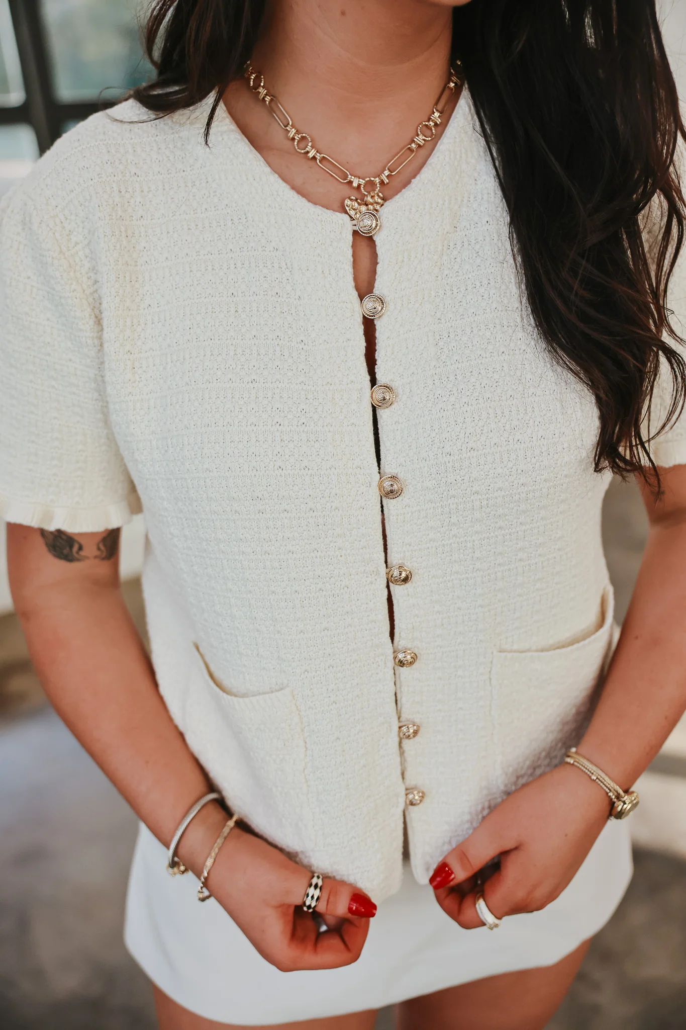 Upper Class Cream Top - Image 5