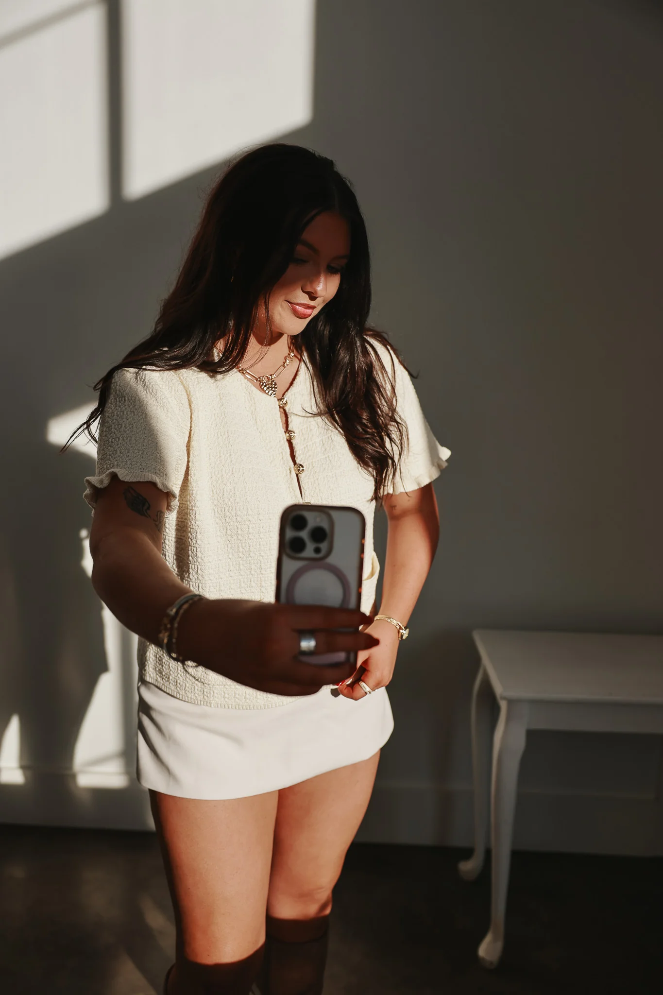 Upper Class Cream Top - Image 6