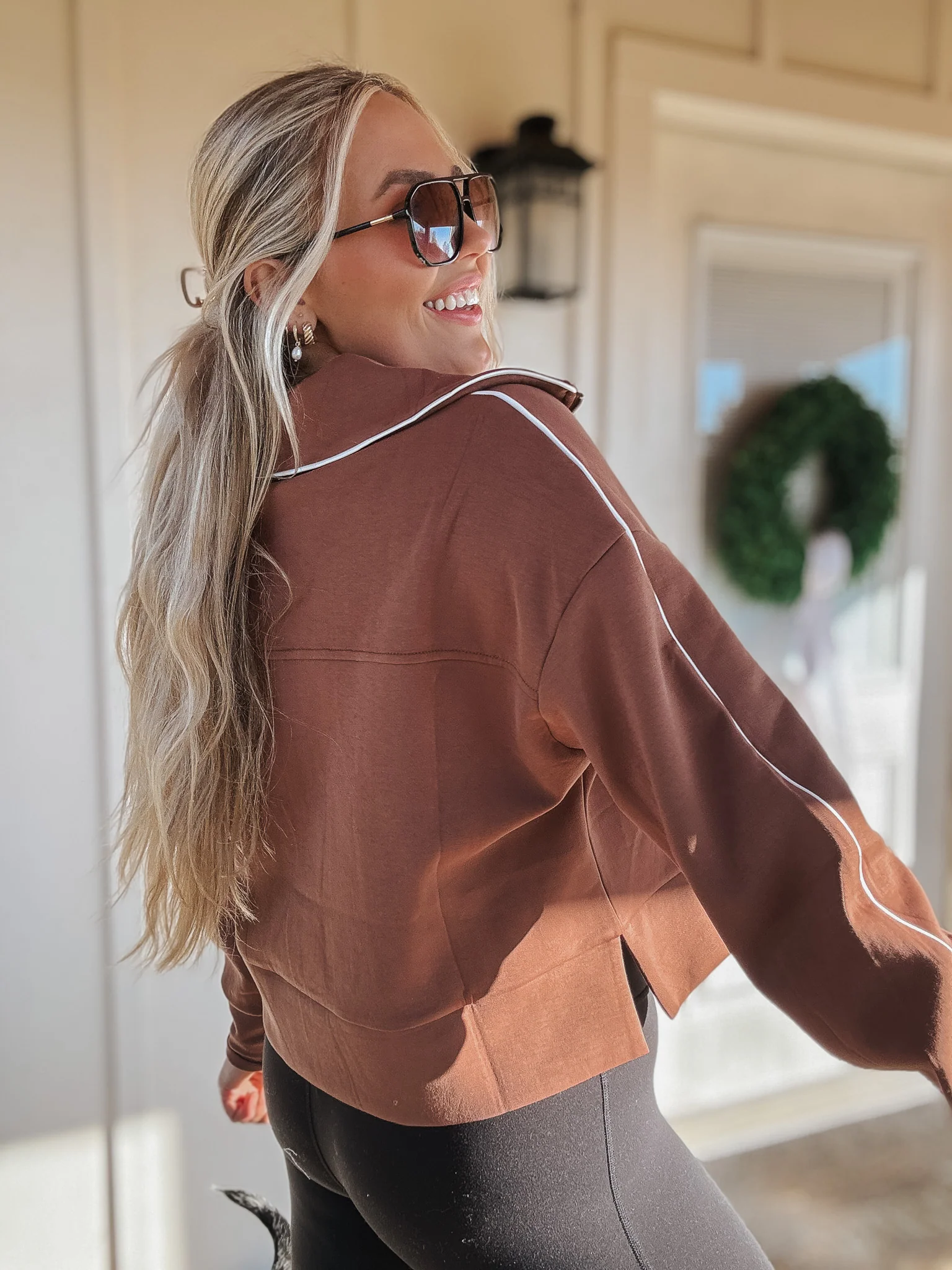Simple Livin' Mocha Quarter Zip - Image 5