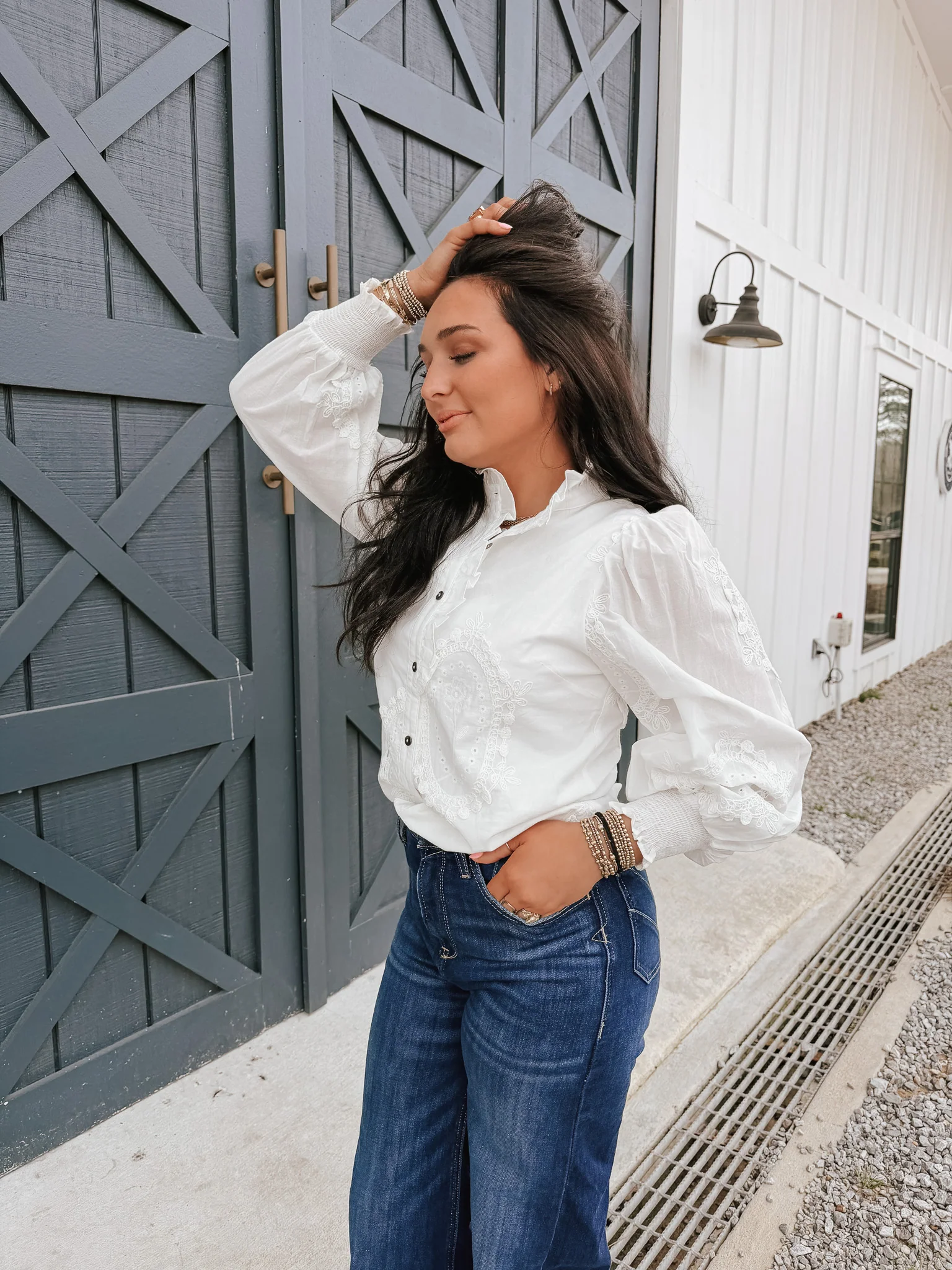 Always in Style Top in Off White - Image 3