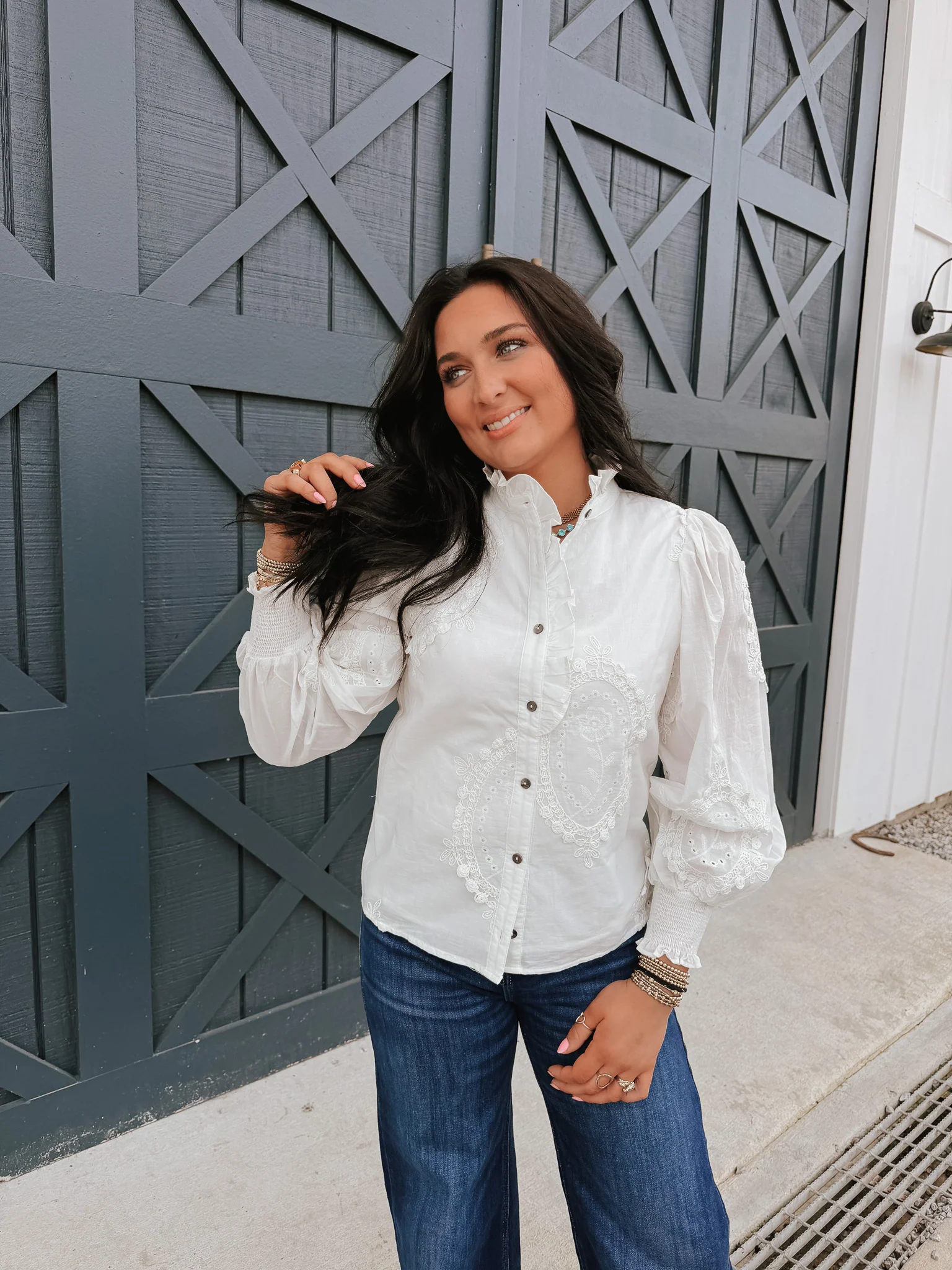 Always in Style Top in Off White - Image 5