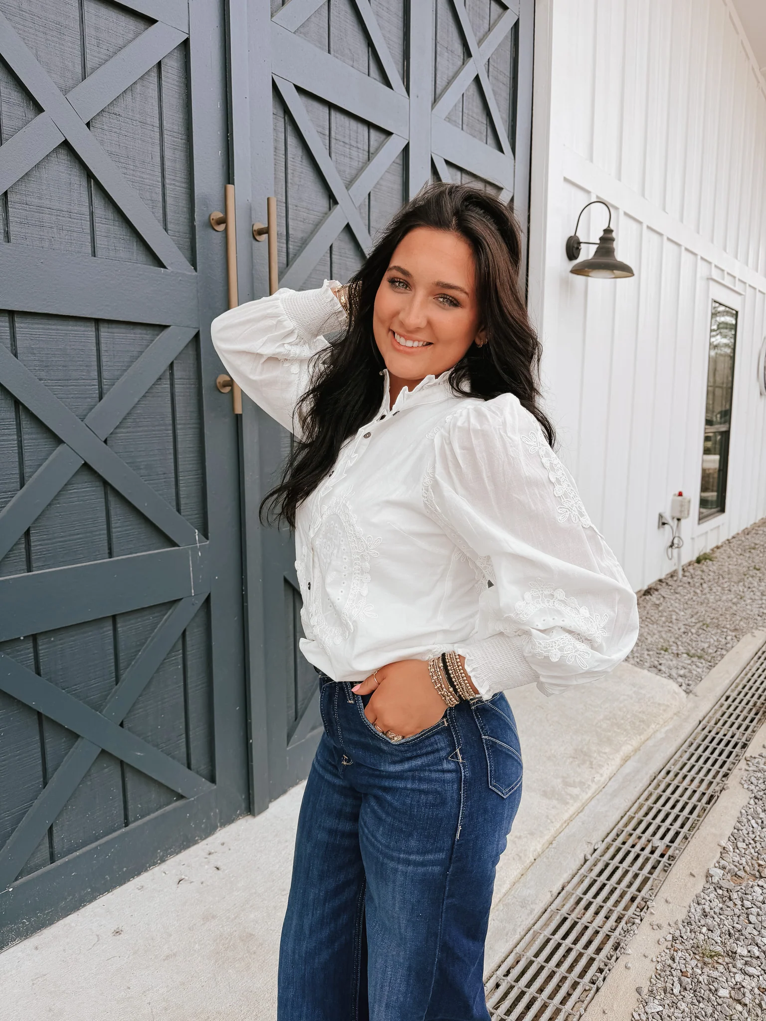 Always in Style Top in Off White - Image 6