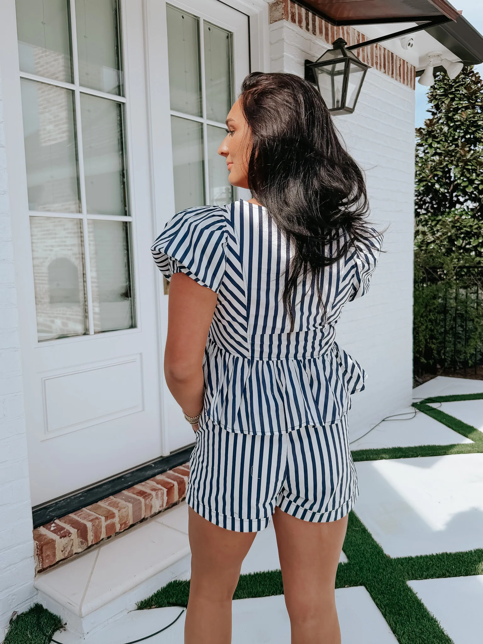 Yacht Party Top in Navy - Image 3