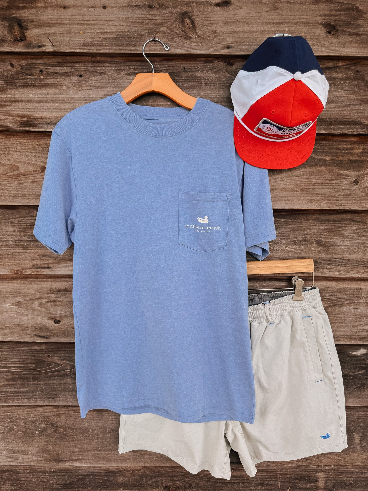 Southern Marsh American Beach Rodeo Seawash T-Shirt - Image 4