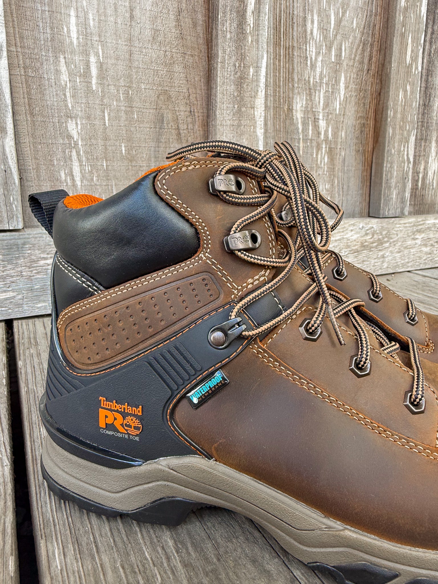 Men's Timberland Pro 6" Hypercharge Waterproof Composite Toe Work Boot - Image 4