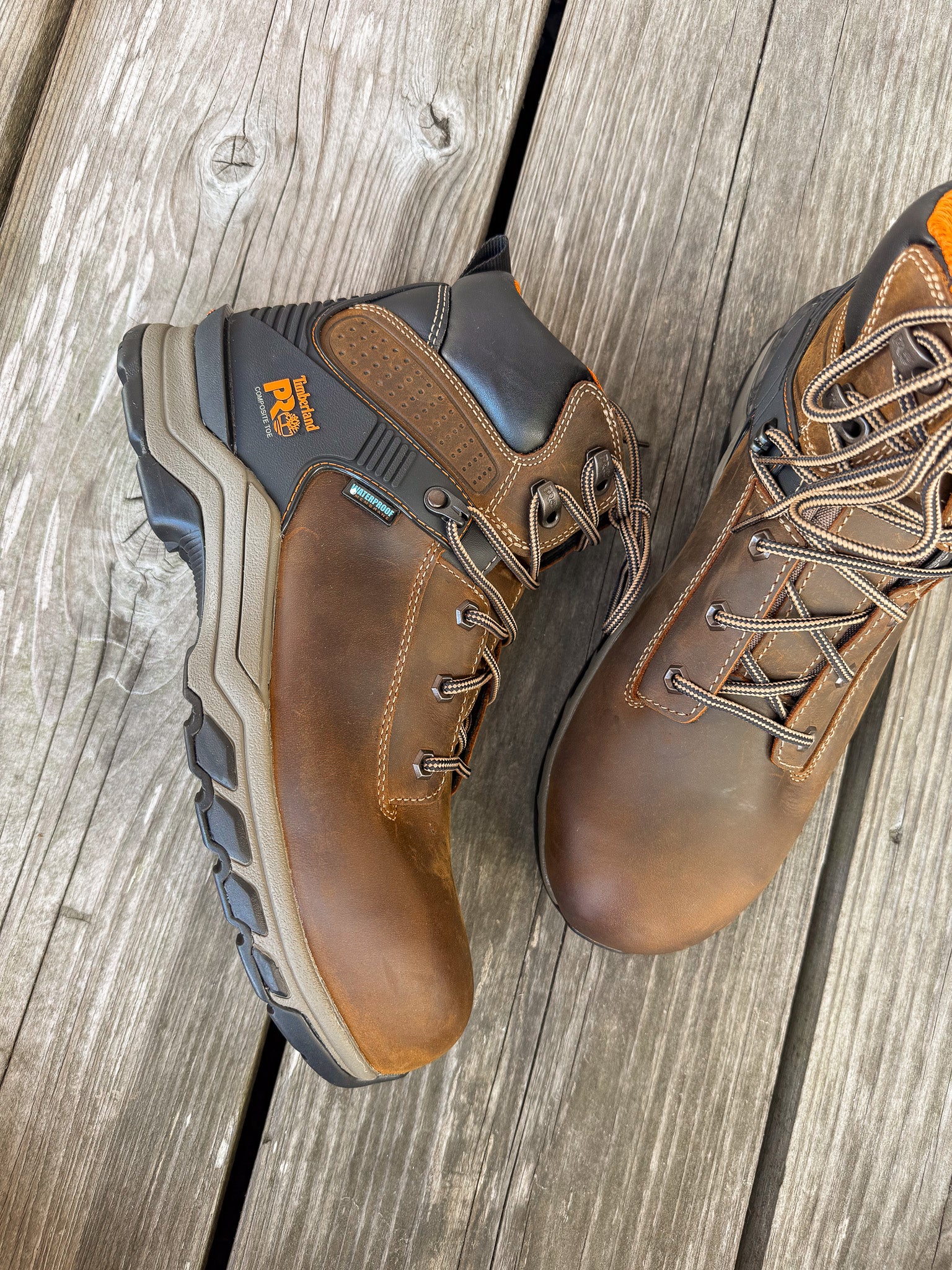 Men's Timberland Pro 6" Hypercharge Waterproof Composite Toe Work Boot - Image 5