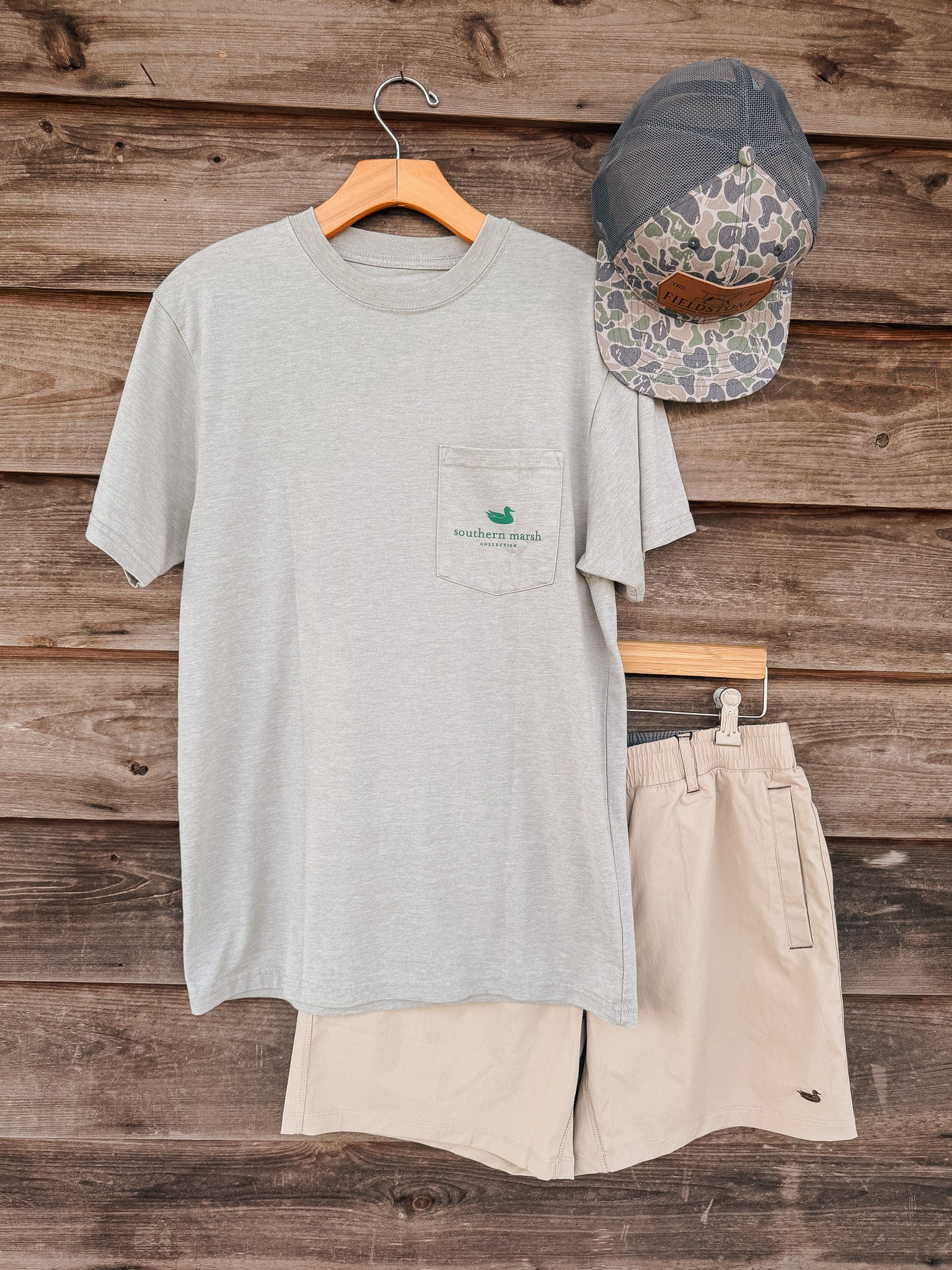 Southern Marsh Flagstick Branding Seawash T-Shirt - Image 5
