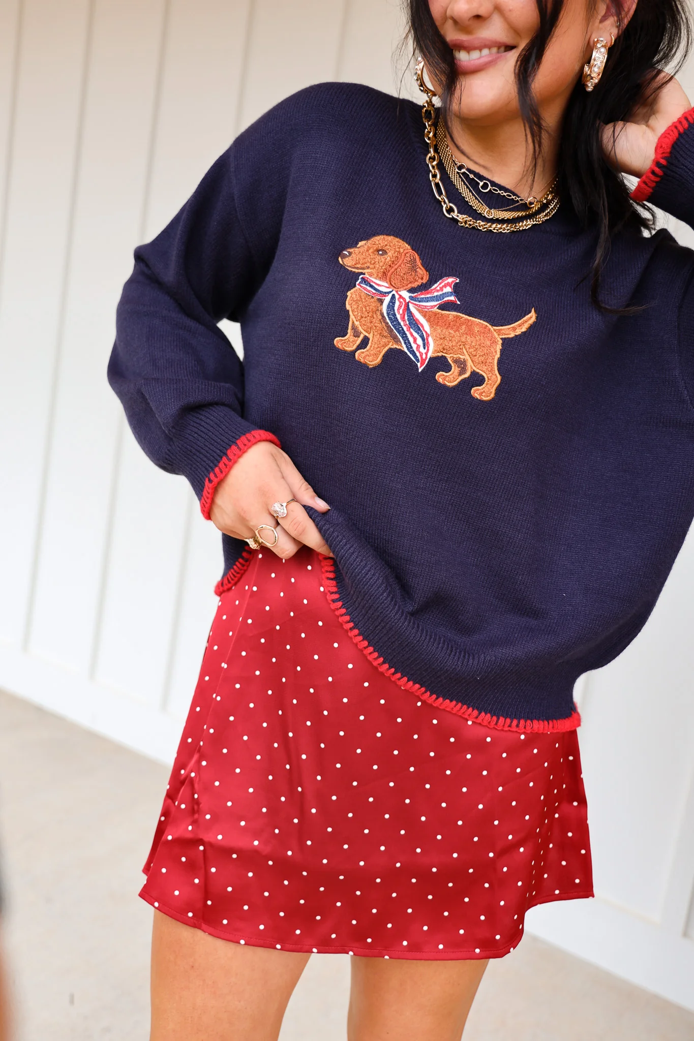 Spot On Red Skirt - Image 5