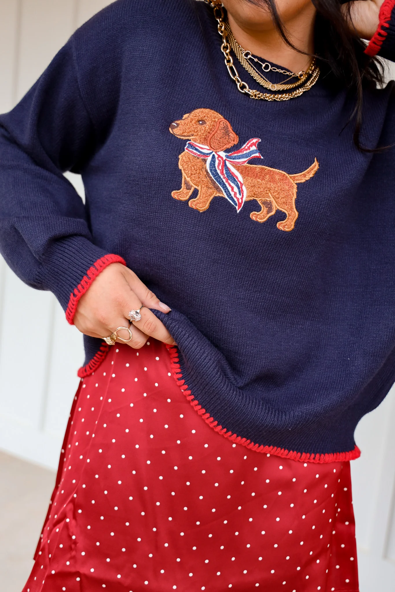 Spot On Red Skirt - Image 7