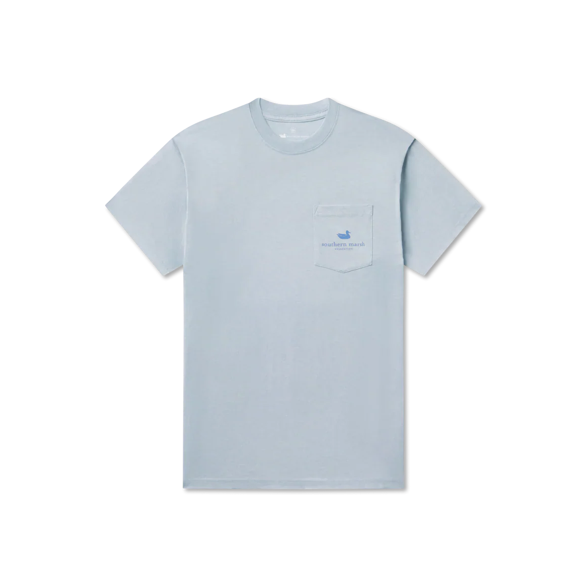 Southern Marsh Freedom Seawash T-Shirt in Mist Blue - Image 6