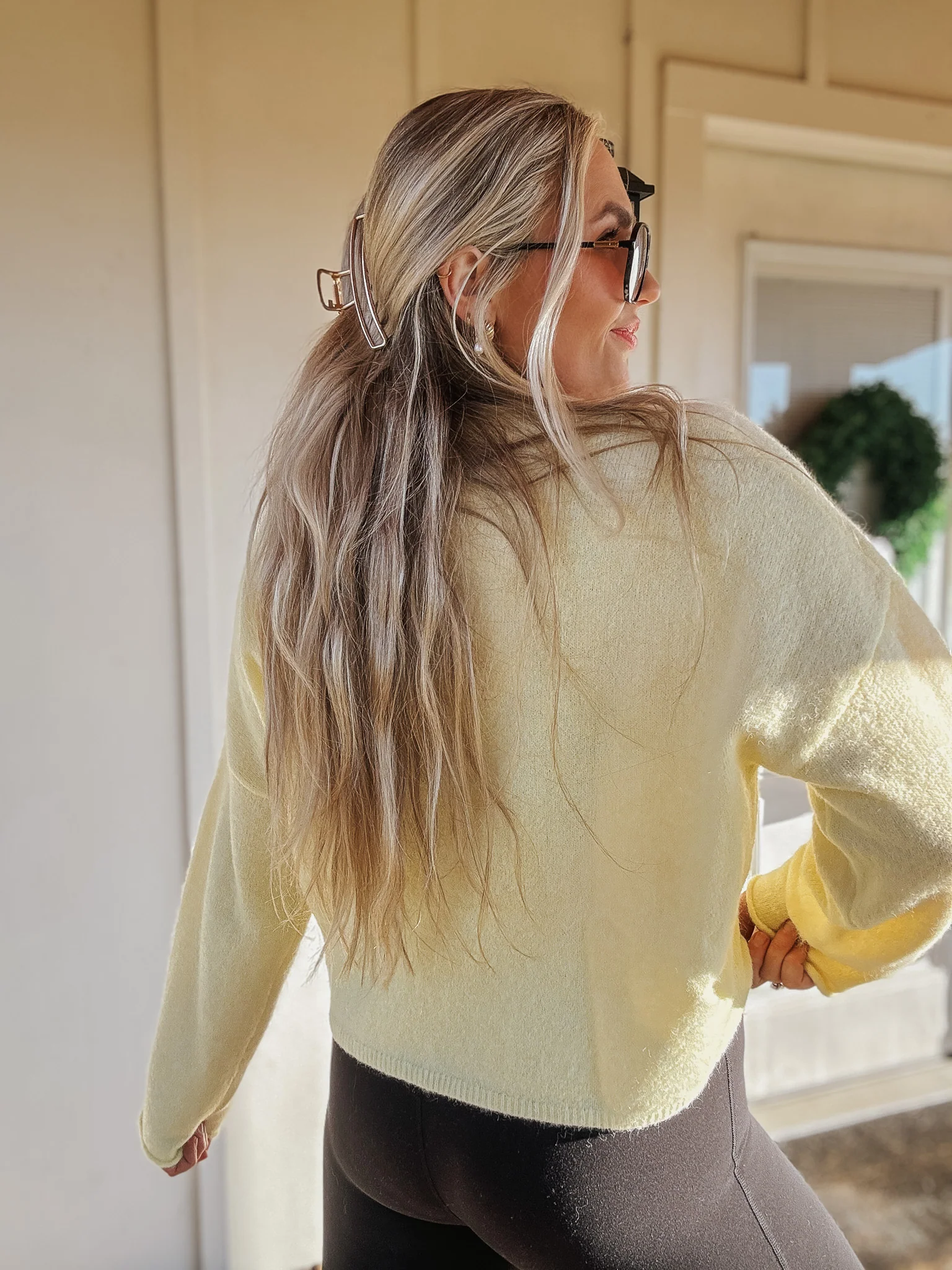 Piper Cardigan Sweater in Butter - Image 7