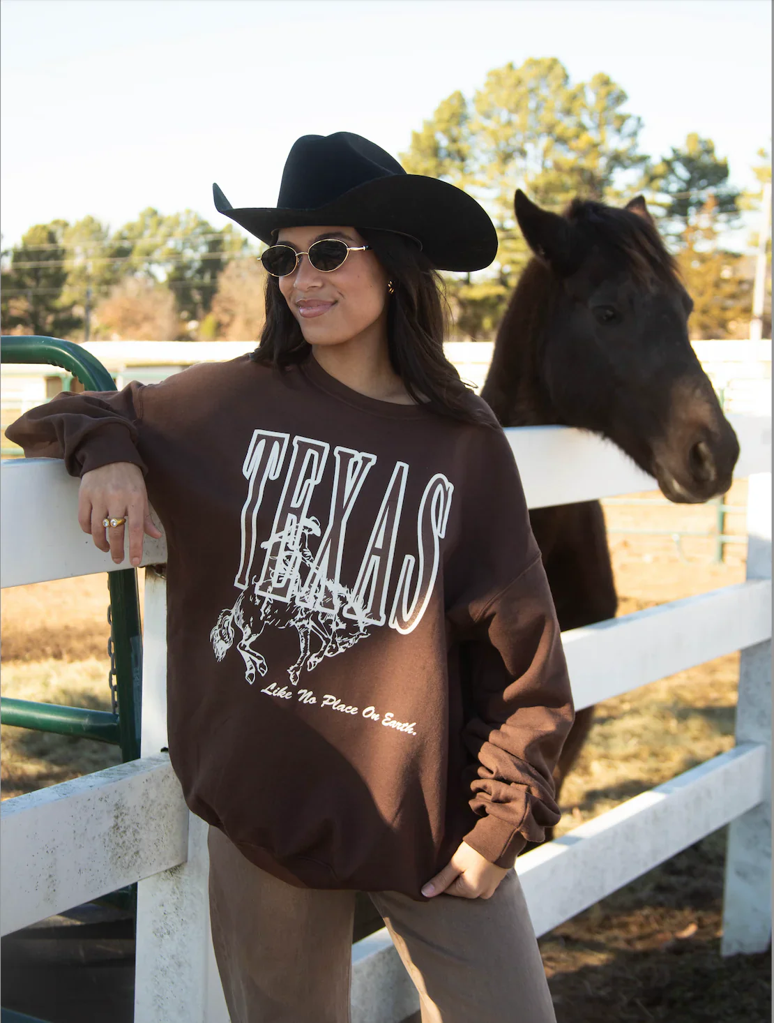 Texas - Like No Place on Earth Sweatshirt - Image 2