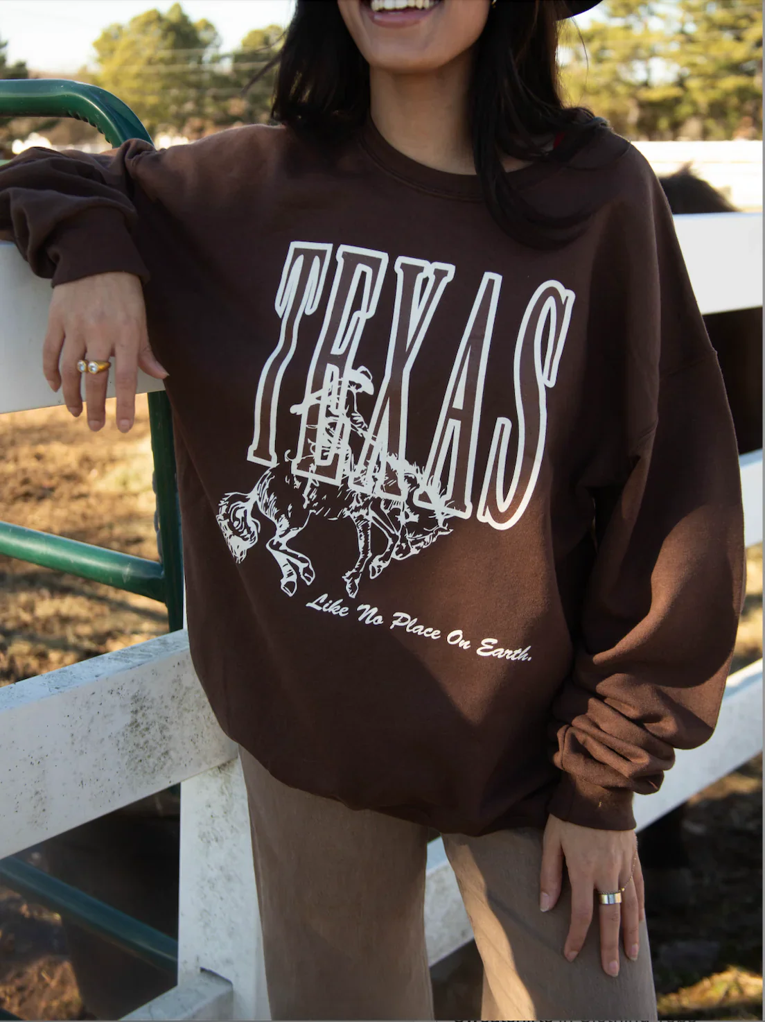Texas - Like No Place on Earth Sweatshirt - Image 5
