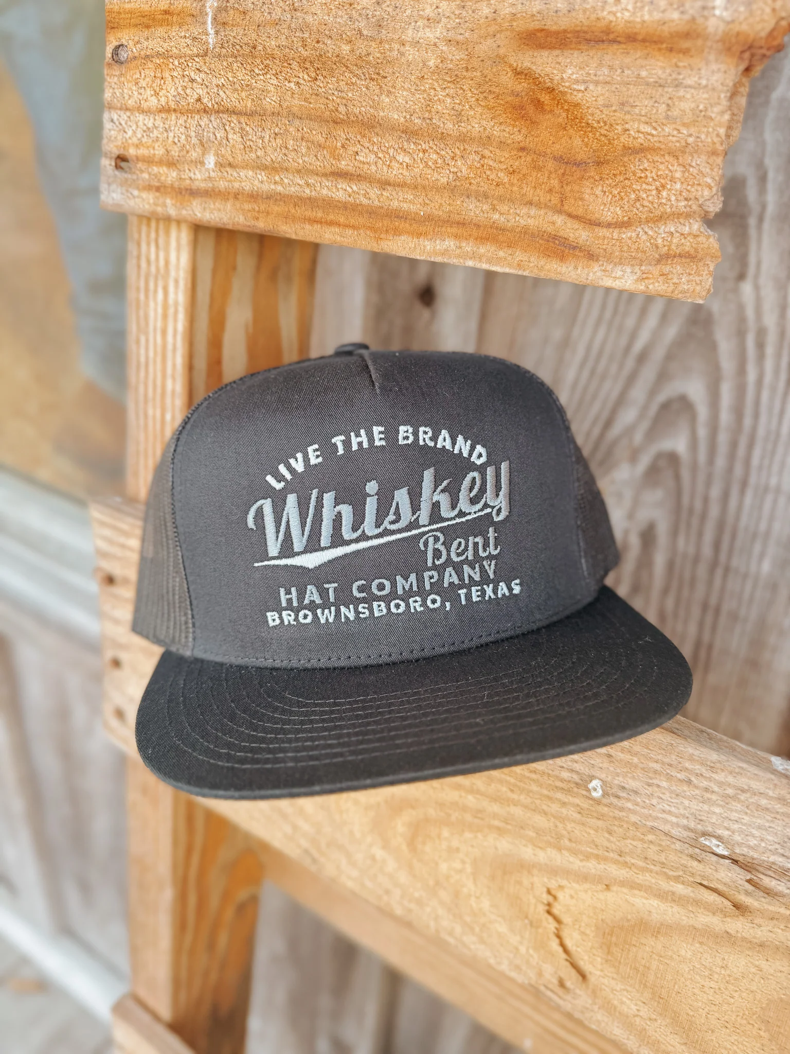 Whiskey Bent Hat Co. The Cali Cap in Black - Image 2