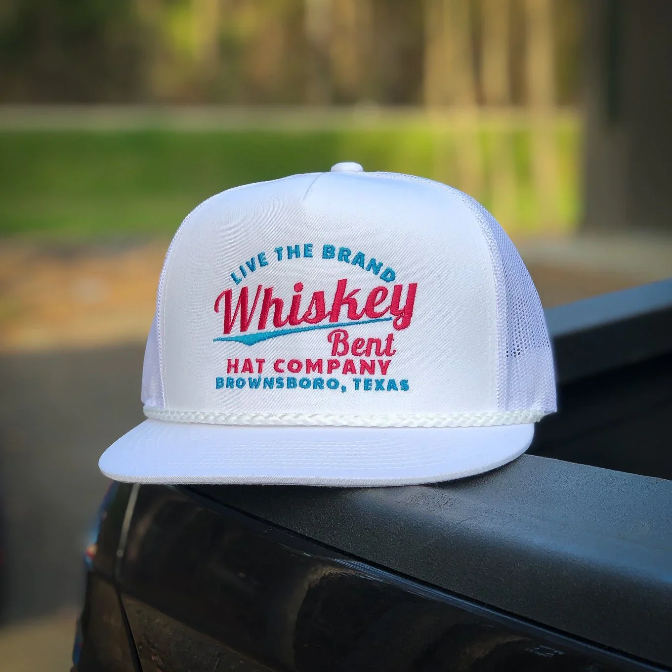 Whiskey Bent Hat Co. The Cali Cap in White - Image 5