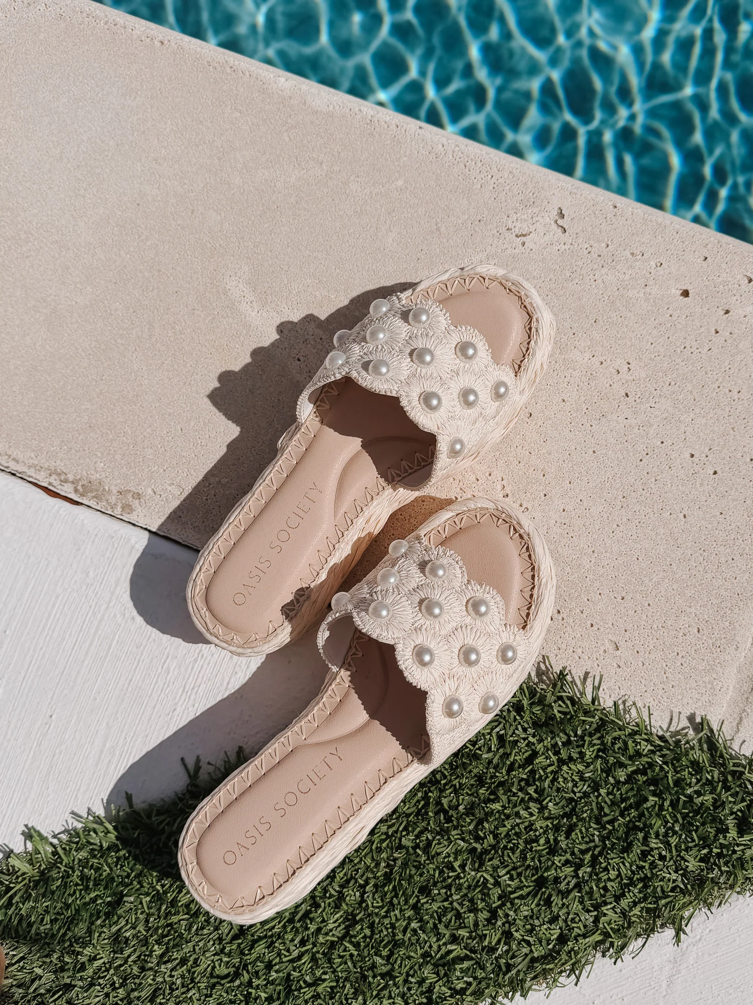 The Candice | Ivory Raffia Platform Sandal - Image 10