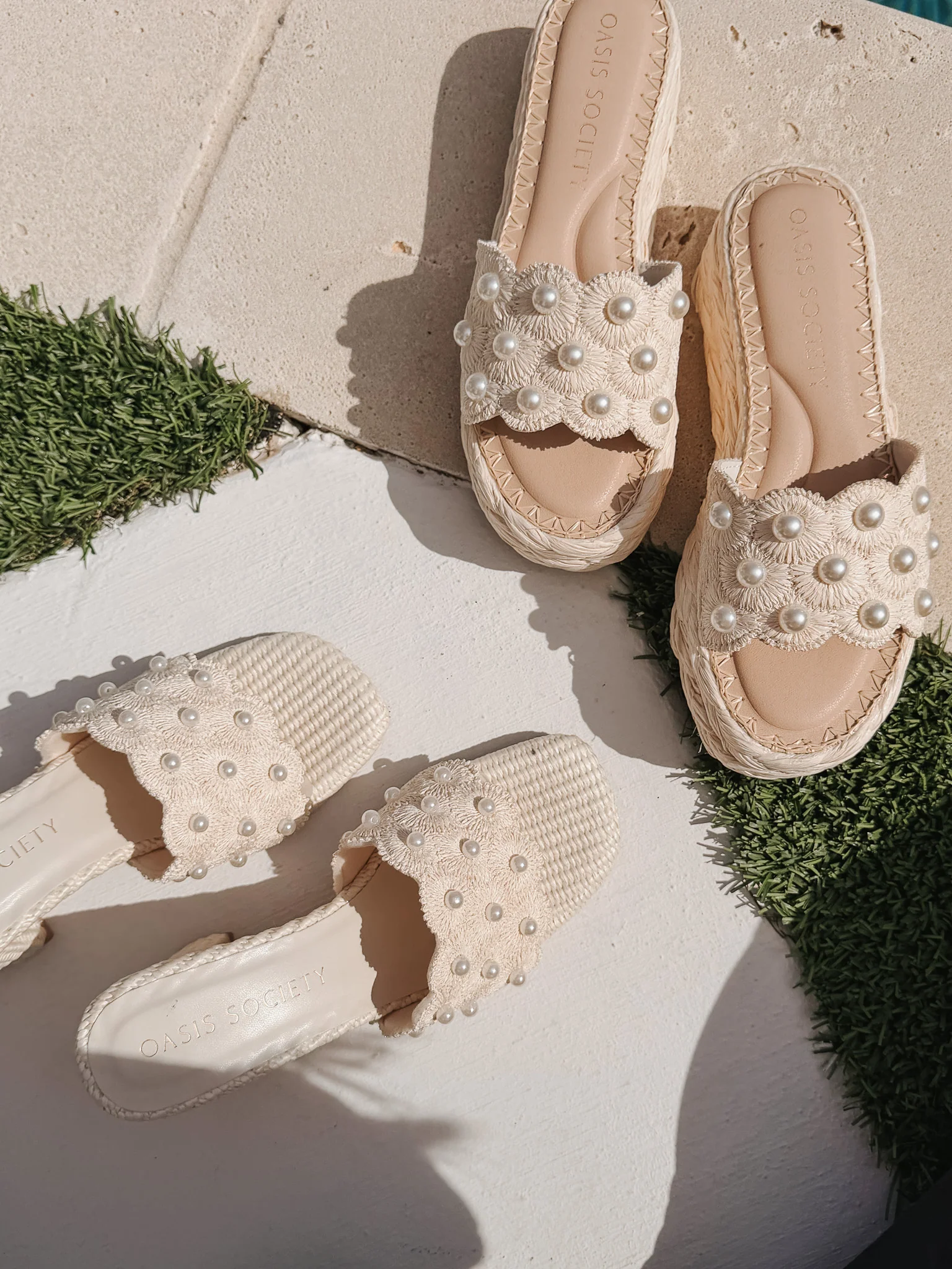 The Candice | Ivory Raffia Platform Sandal - Image 14