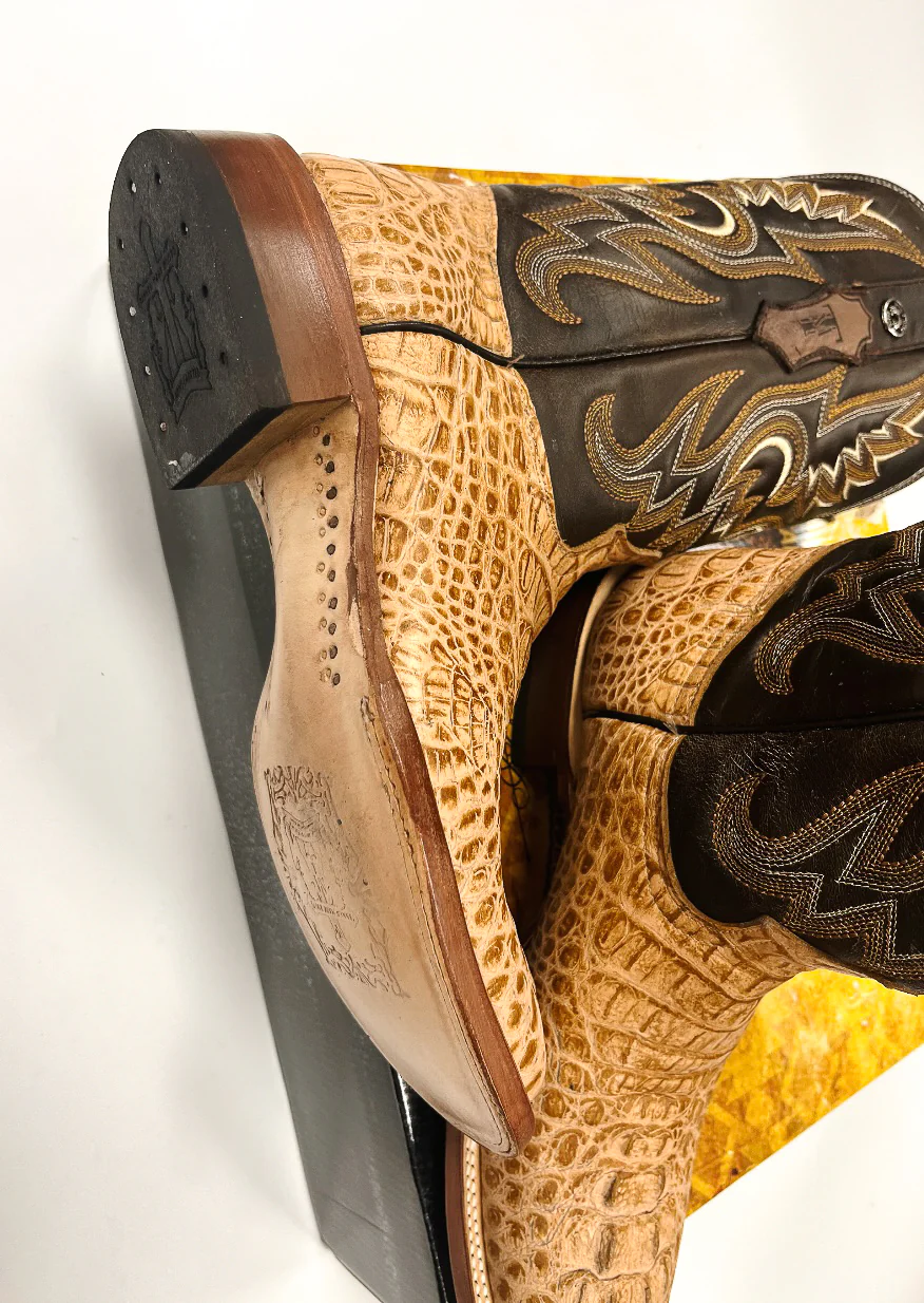 Men's Tanner Mark Vaughn Hornback Gator Print Boots - Image 2